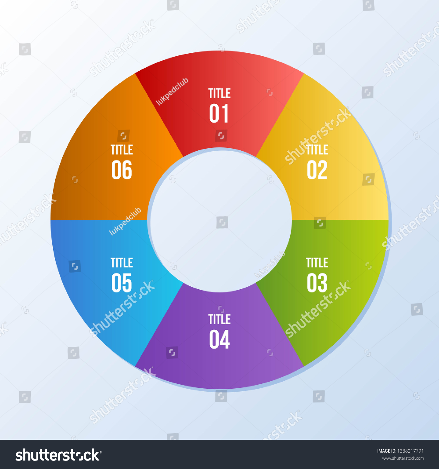 6 Steps Circle Chart Circle Infographic 스톡 벡터로열티 프리 1388217791 Shutterstock 8096