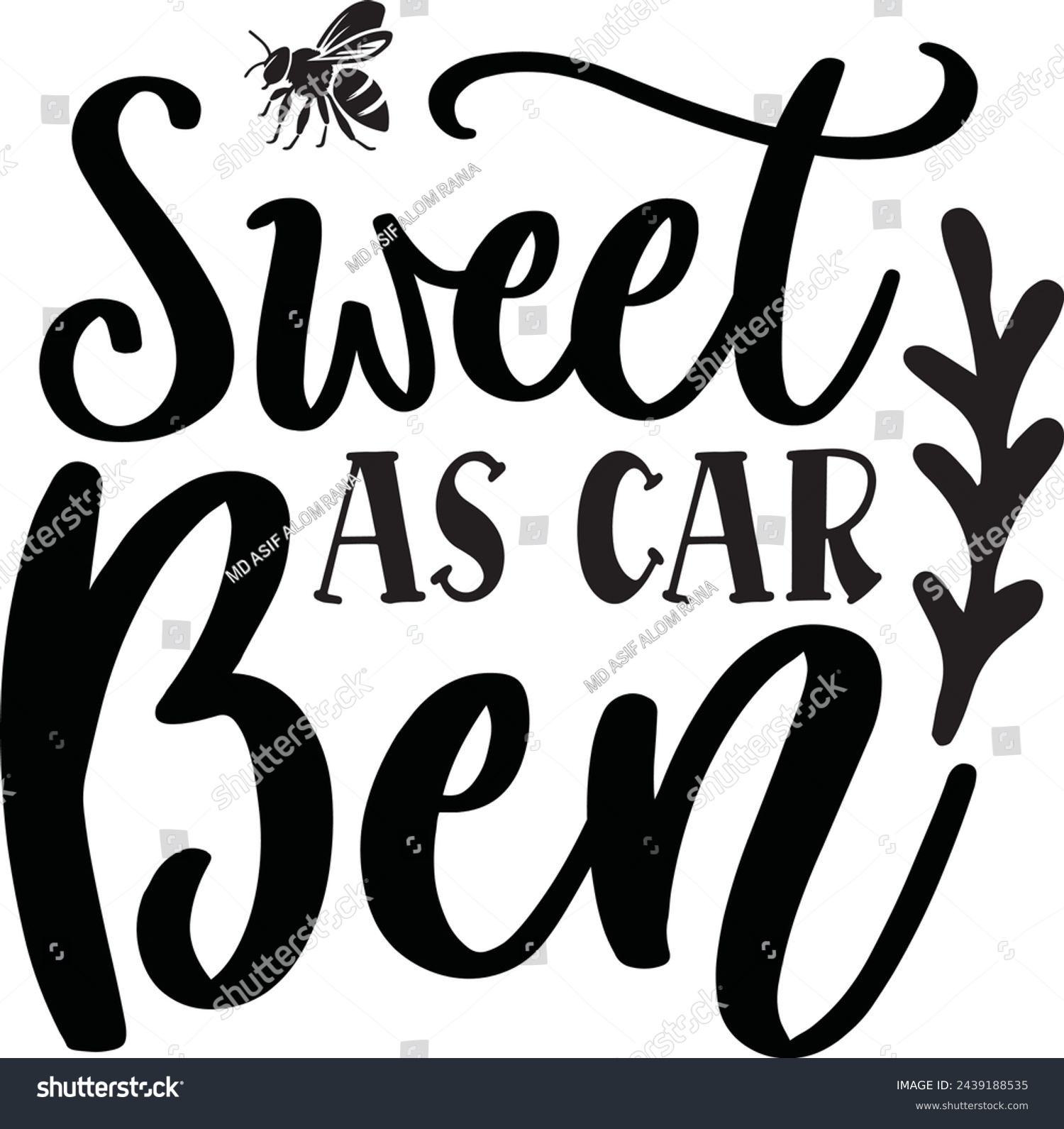 SVG of  Sweet as car ben design svg