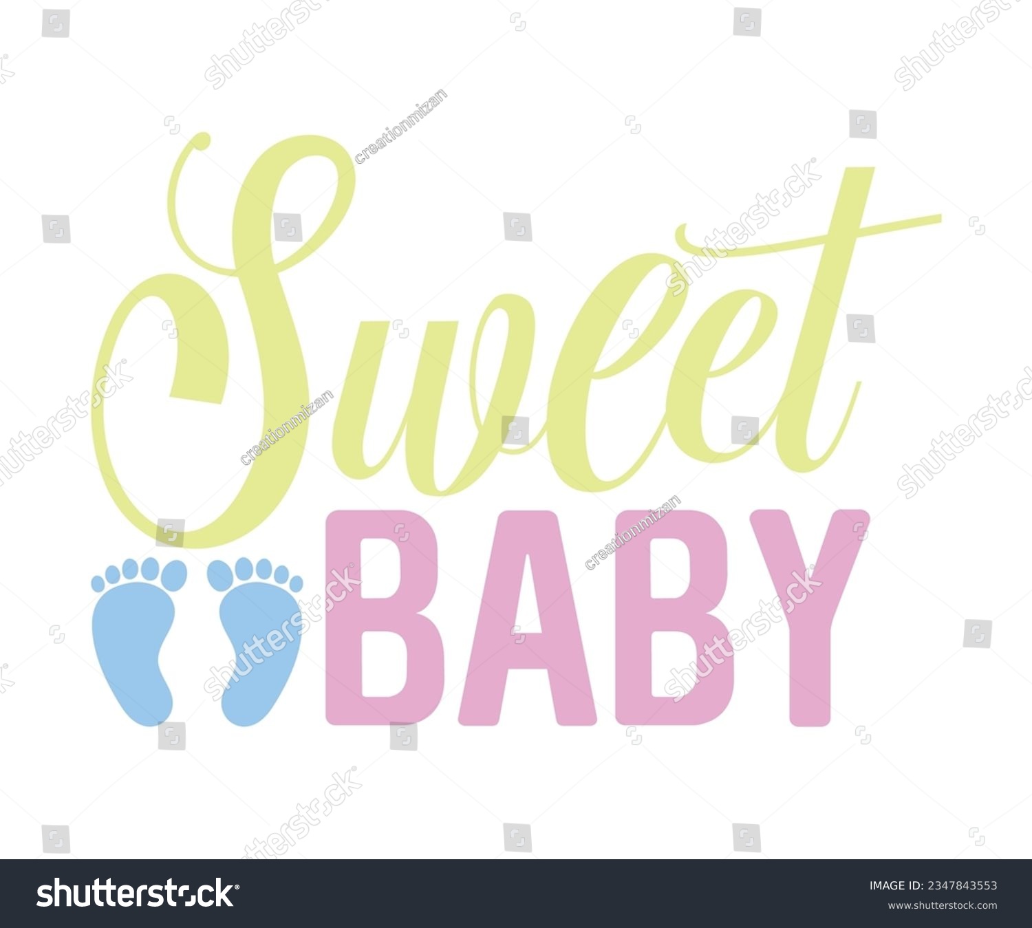 SVG of  Sweet Baby svg, T-Shirt baby, Cute Baby Sayings SVG ,Baby Quote, Newborn SVG svg