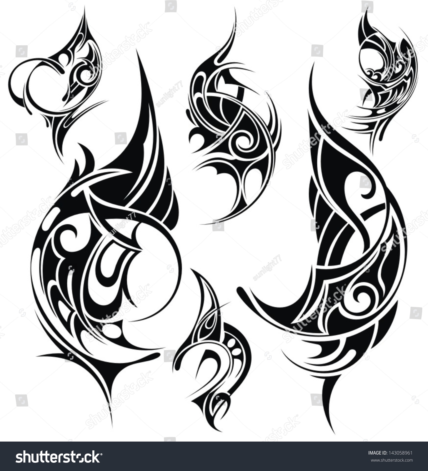 Tattoo Stock Vector (Royalty Free) 143058961