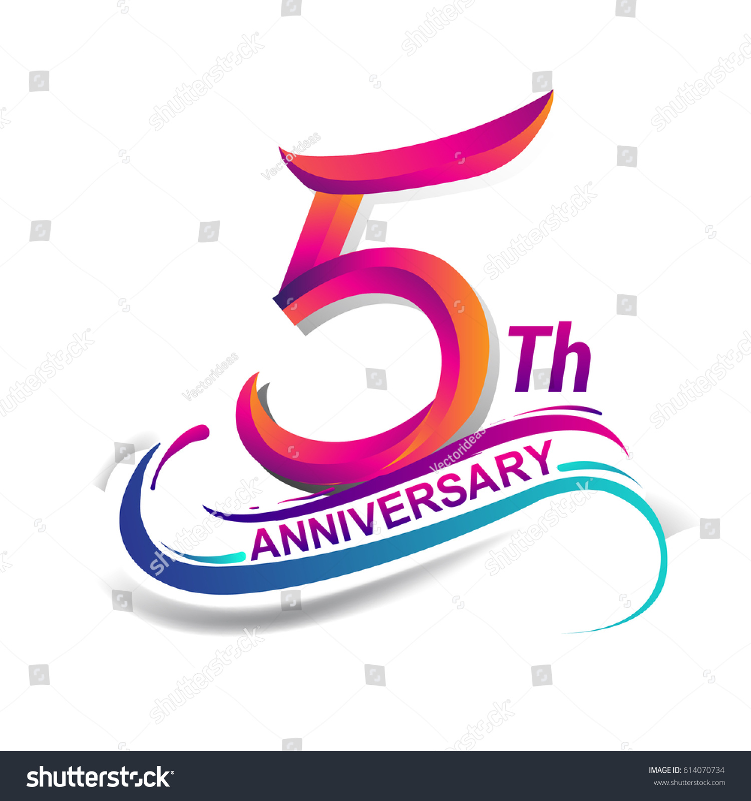 3970 5th Anniversary Logo Images Stock Photos And Vectors Shutterstock