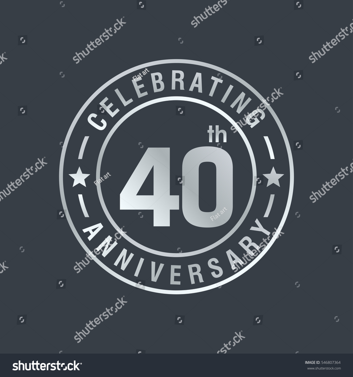 Download 40th Anniversary Logo Vector Celebration Design Stock ...