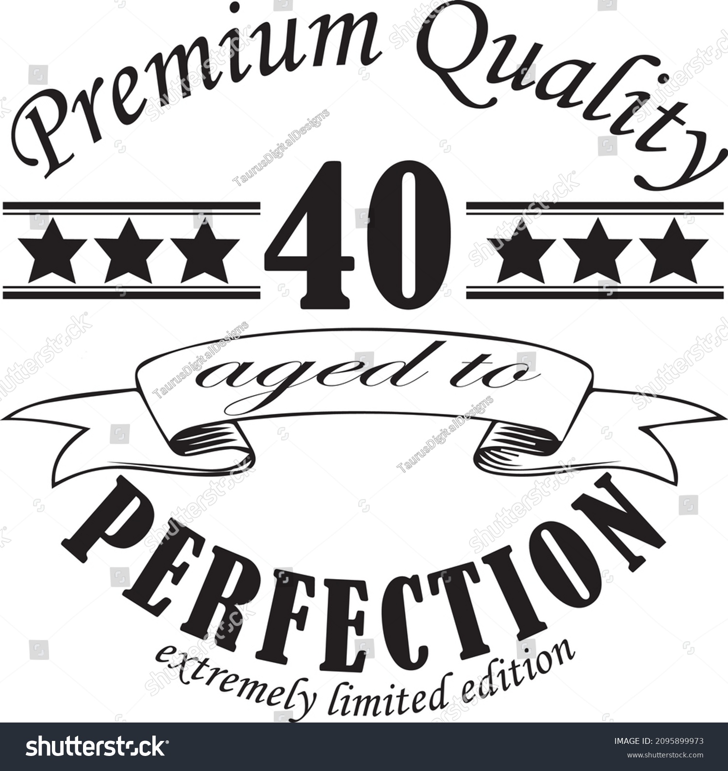 SVG of 40th birthday card SVG design	 svg