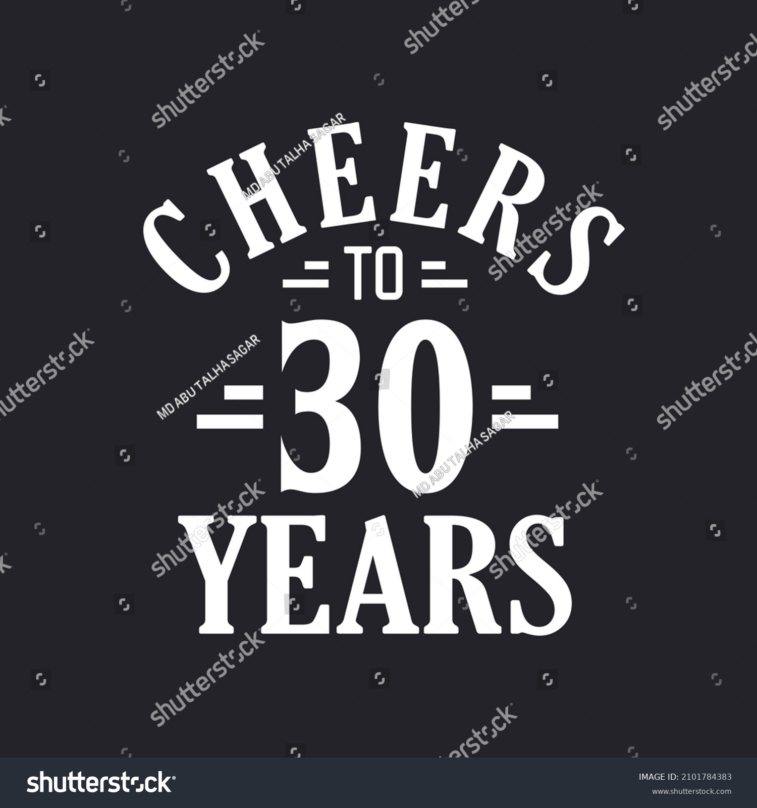 SVG of 30th birthday celebration, Cheers to 30 years svg