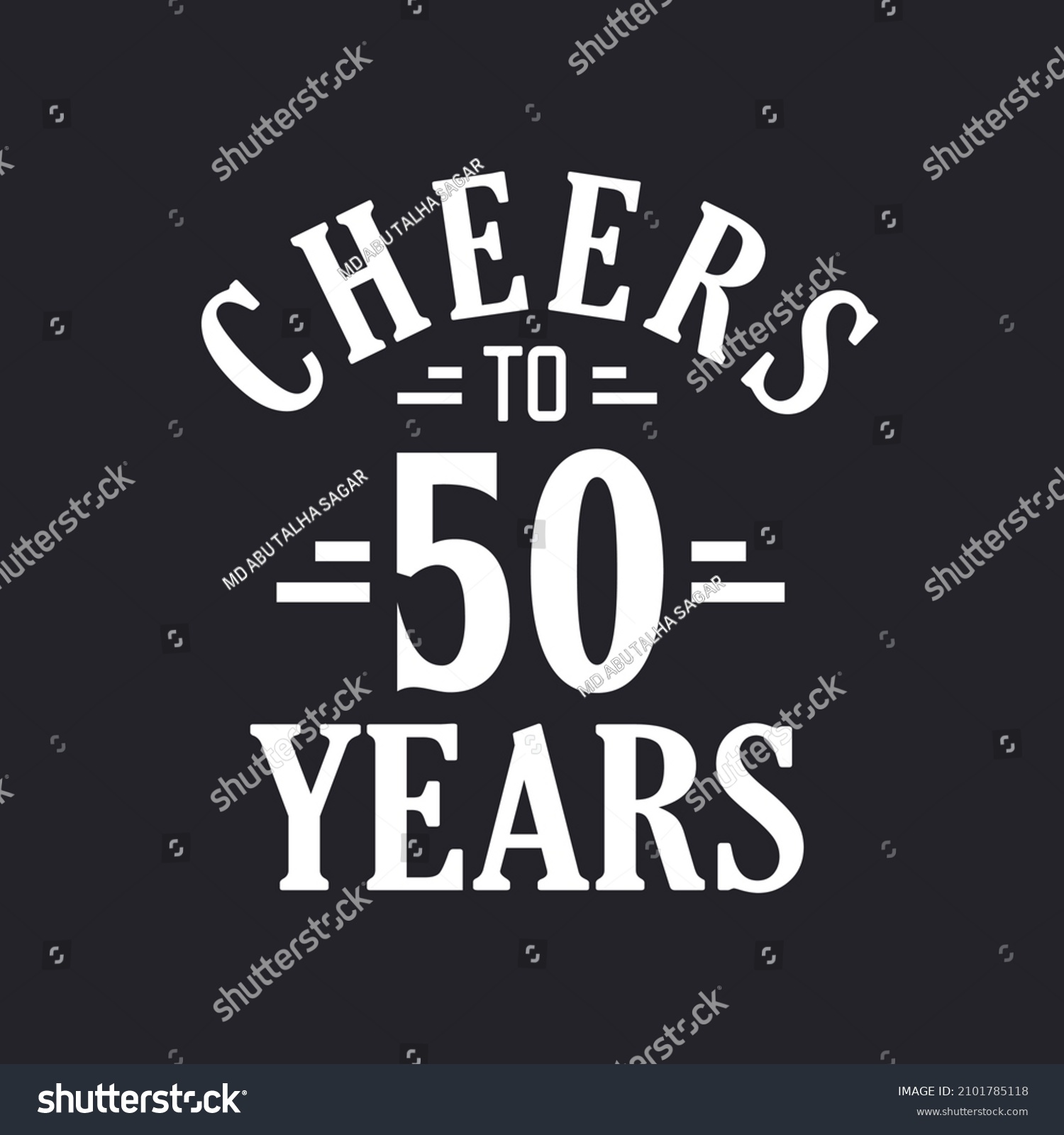 SVG of 50th birthday celebration, Cheers to 50 years svg