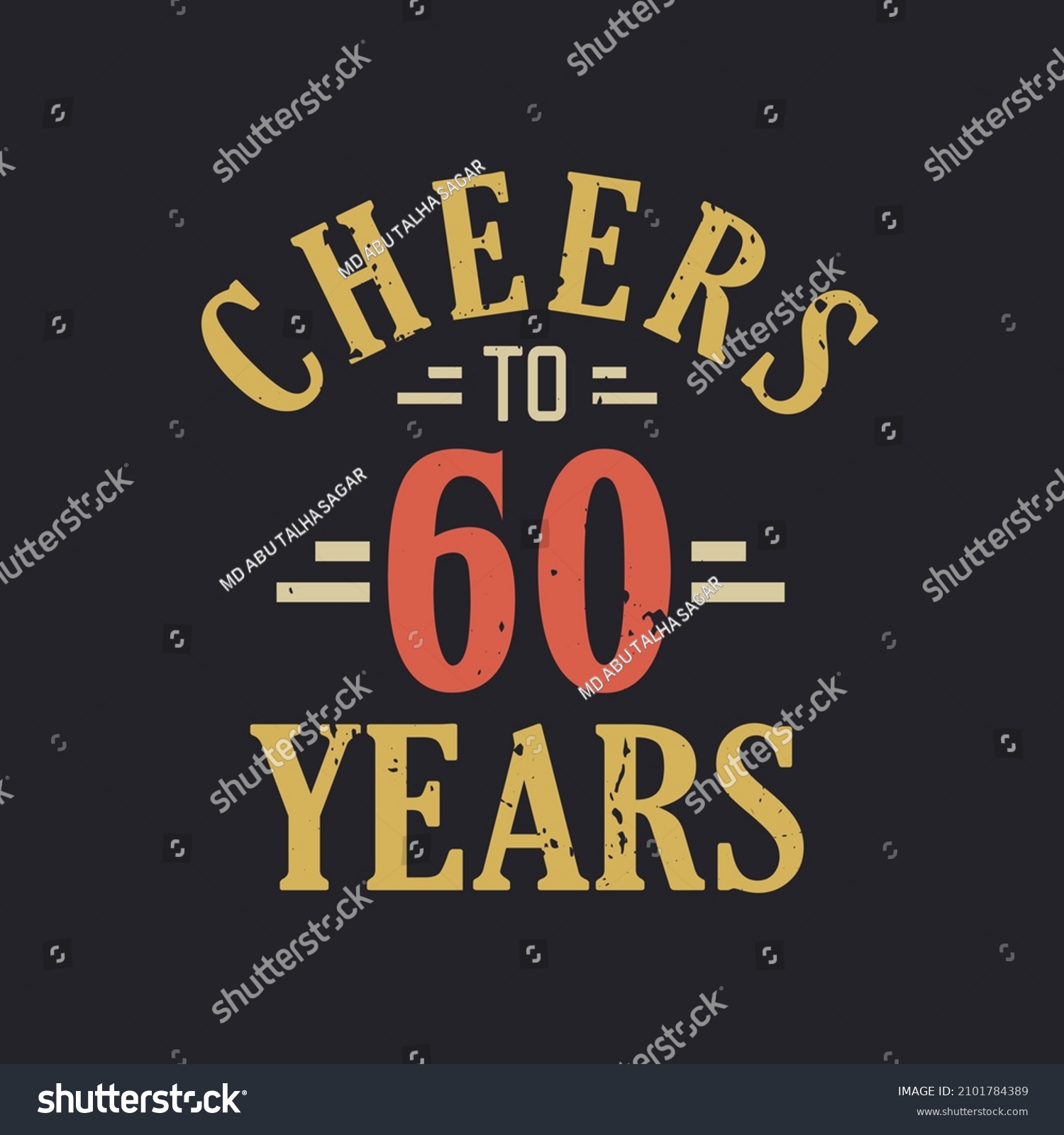 SVG of 60th birthday quote Cheers to 60 years svg