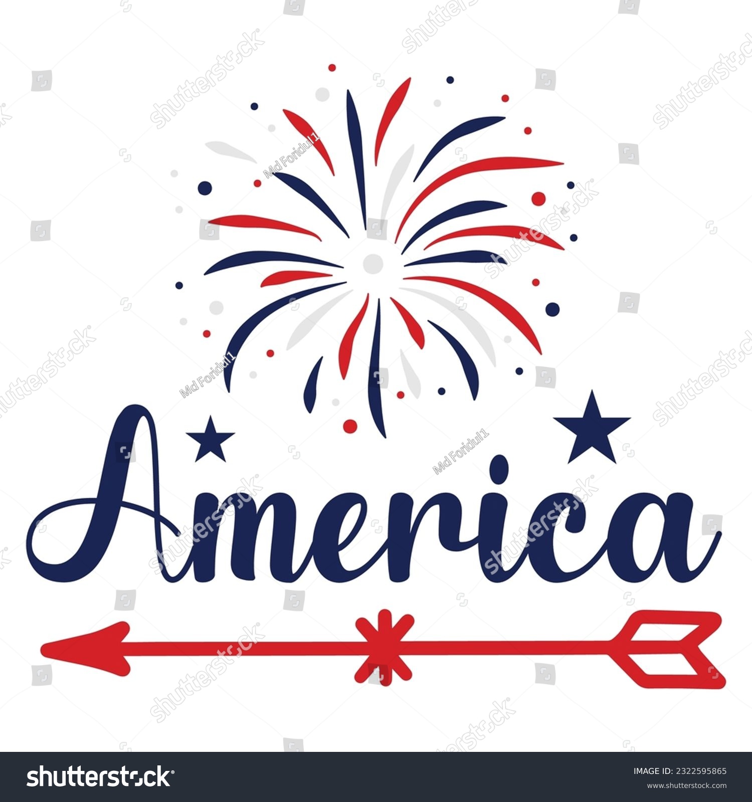 SVG of 4th july shirt design Print template happy independence day American typography design. svg