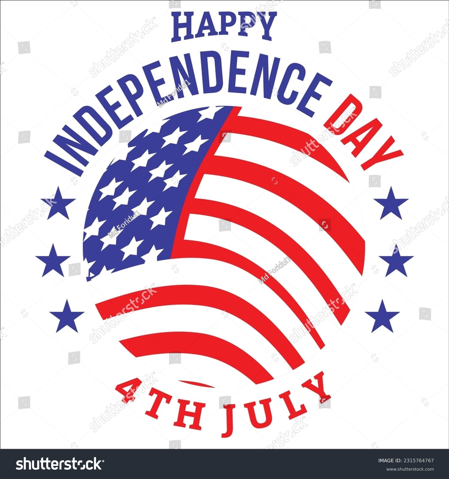 SVG of 4th of July svg, America svg, USA Flag svg, Patriotic, Independence Day Shirt svg