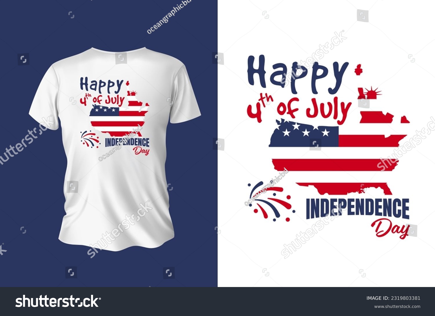 SVG of 4th of July T shirt Design, July 4th SVG, Fourth of July , America , USA Flag svg, Patriotic, Independence Day Shirt, Mug Design svg
