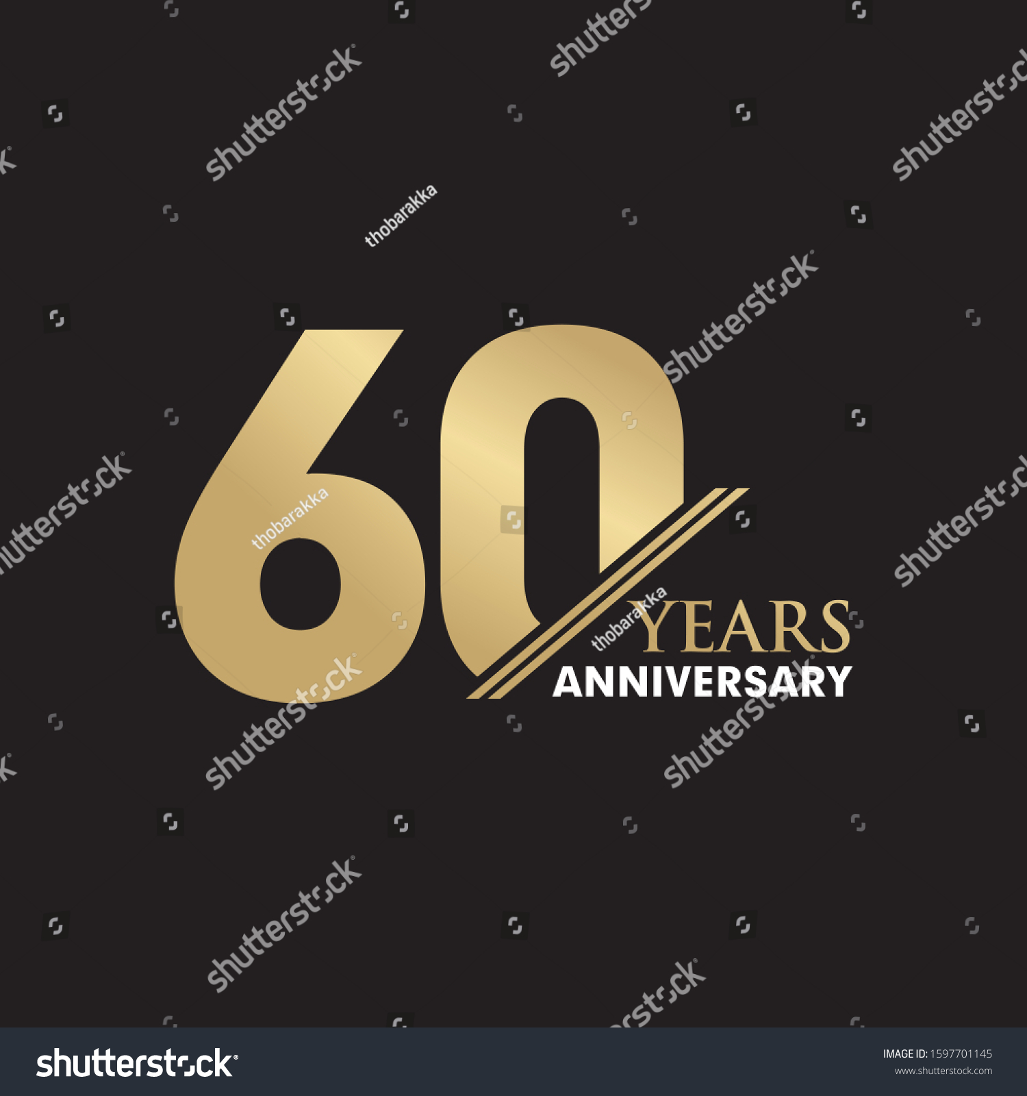 SVG of 60th Year anniversary emblem logo design inspiration vector template svg
