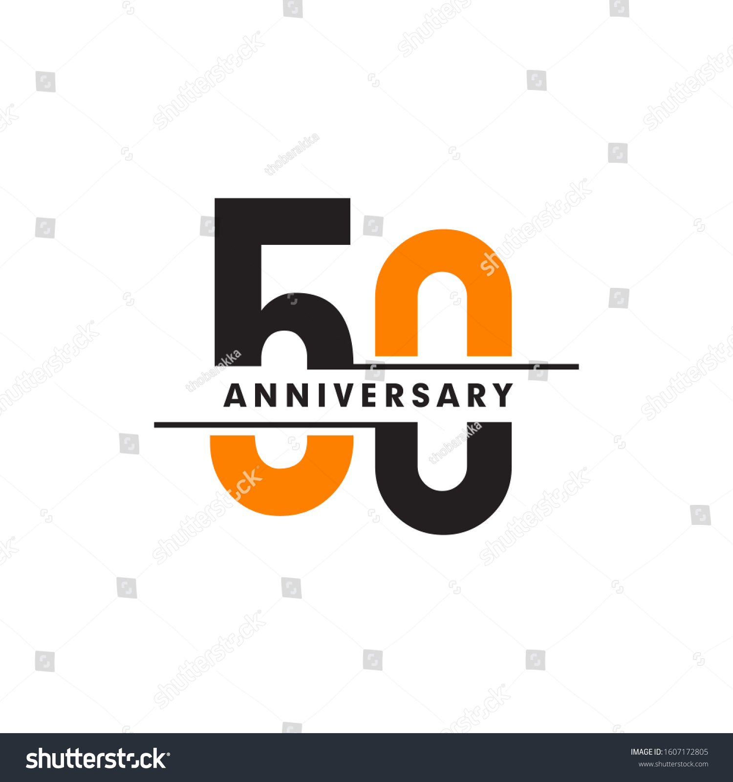 SVG of 50th year celebrating anniversary emblem logo design svg