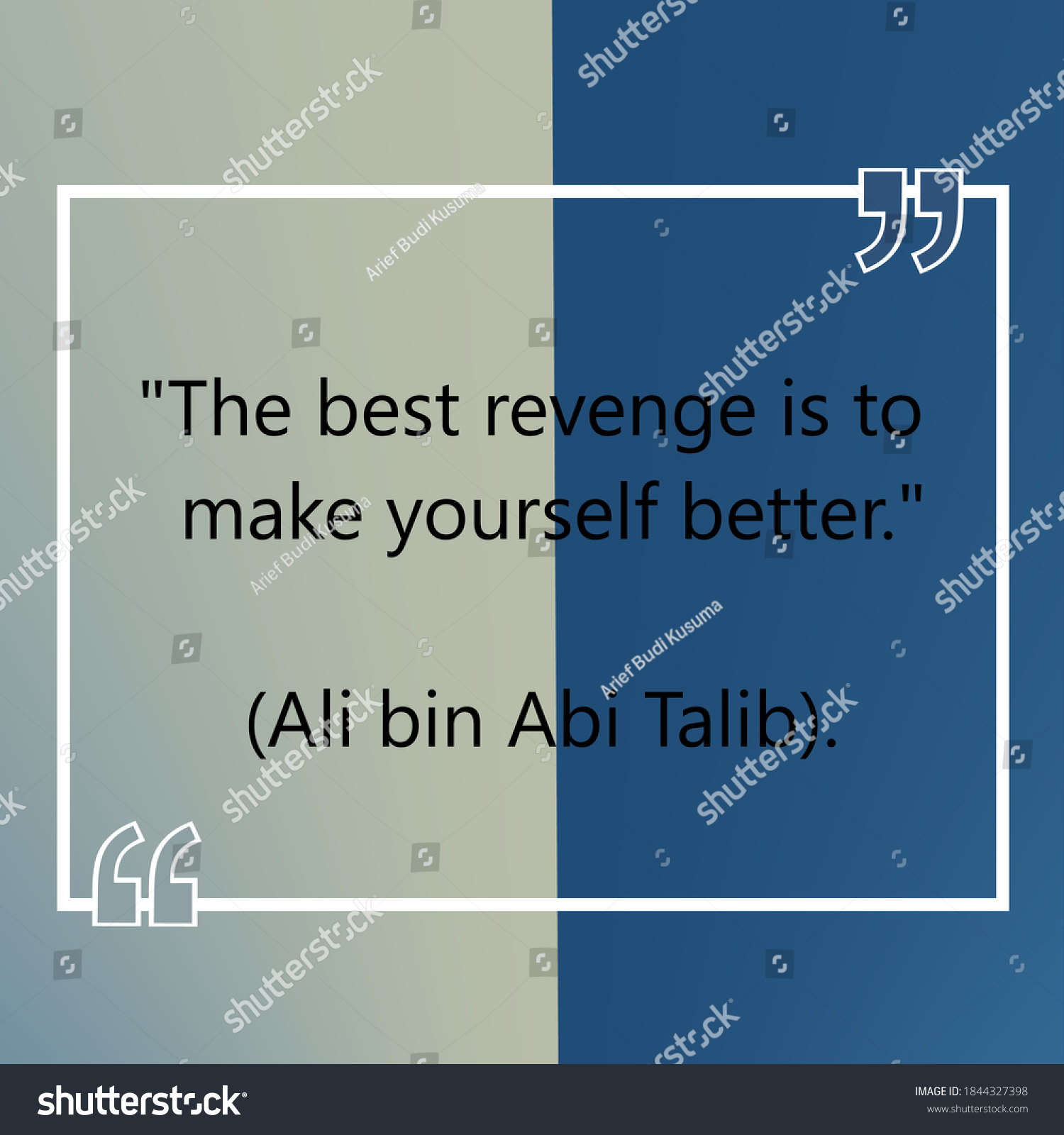 Best Revenge Make Yourself Better Ali Stock Vector (Royalty Free 