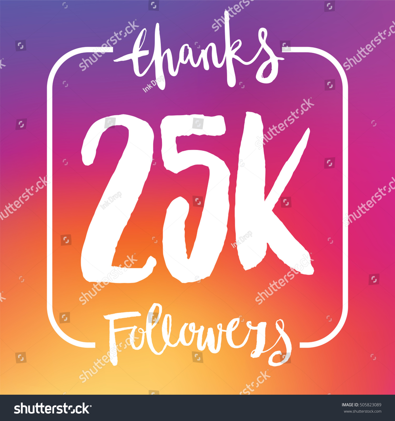 SVG of 25 Thousand followers online social media achievement svg