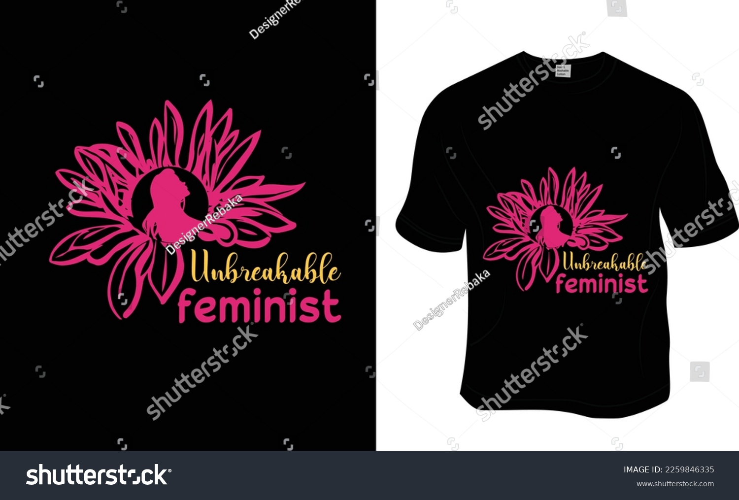 SVG of 

Unbreakable feminist, Mom lover, 8th march, and strong women's t-shirt design.Ready to print for apparel, poster, and illustration. Modern, simple, lettering.


 svg
