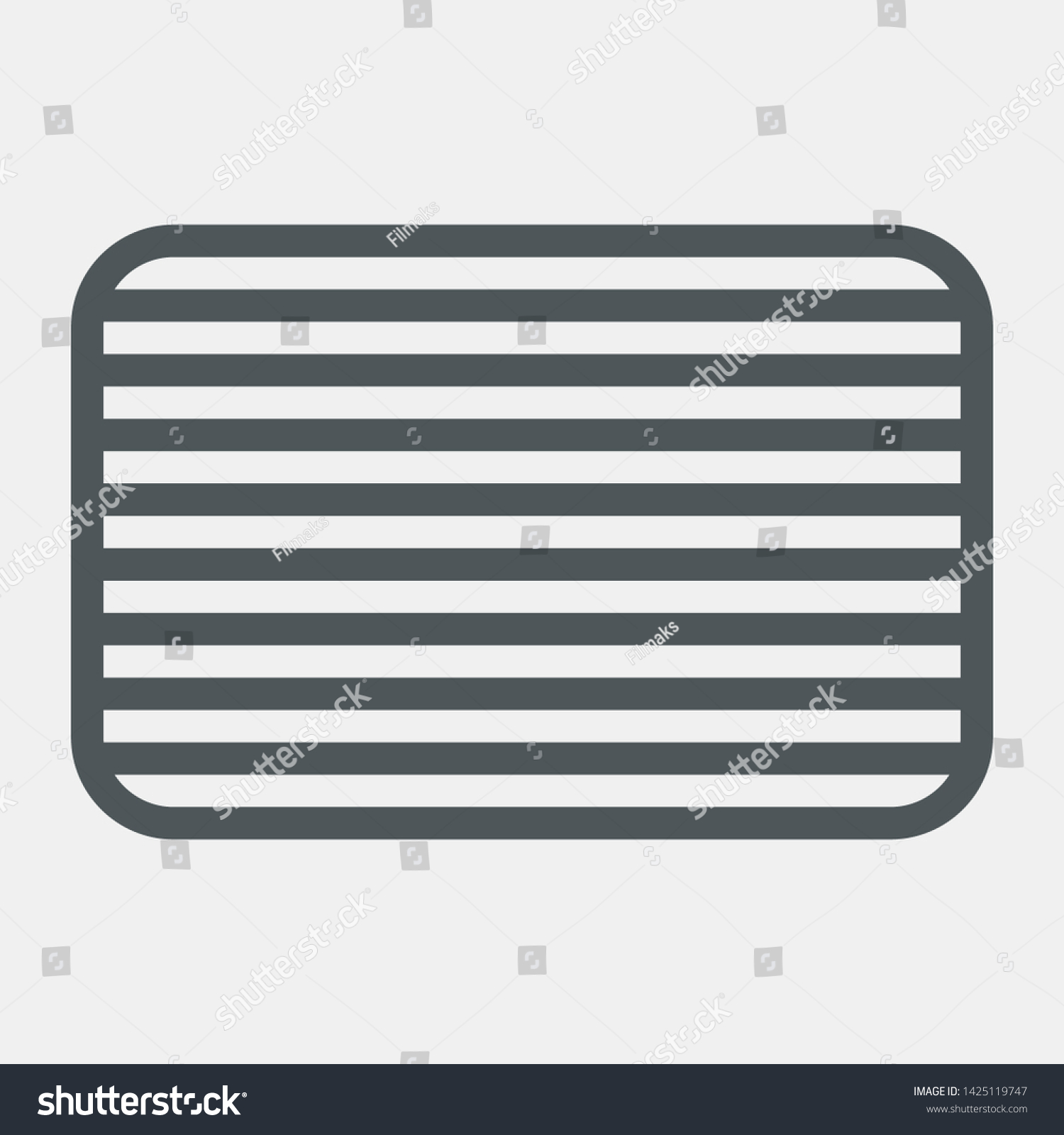 SVG of Сurly geometry striped lattice grating shape vintage decoration vector svg