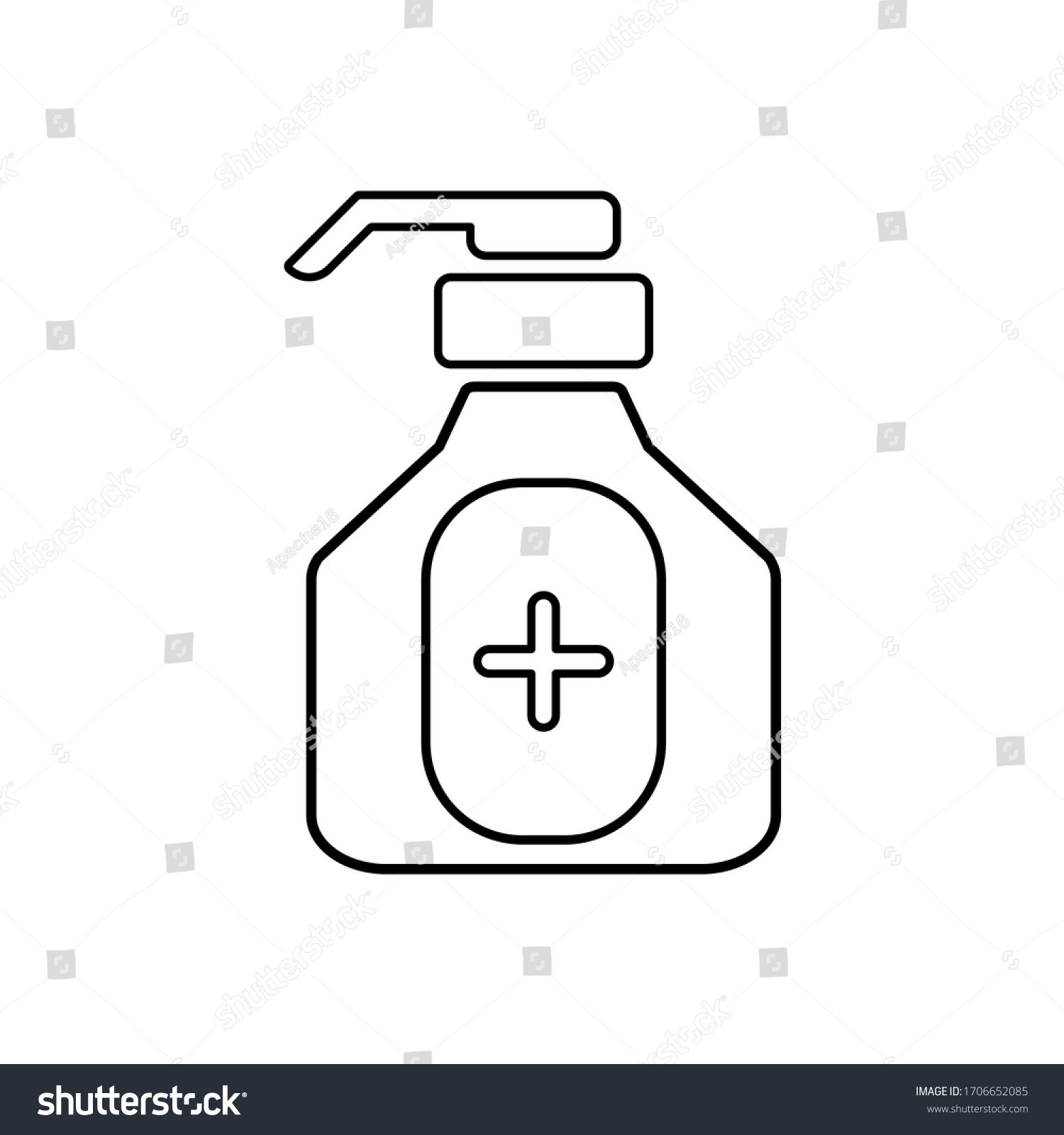 Vector Hand Sanitizer Icon Keep Hands: เวกเตอร์สต็อก (ปลอดค่าลิขสิทธิ์ ...