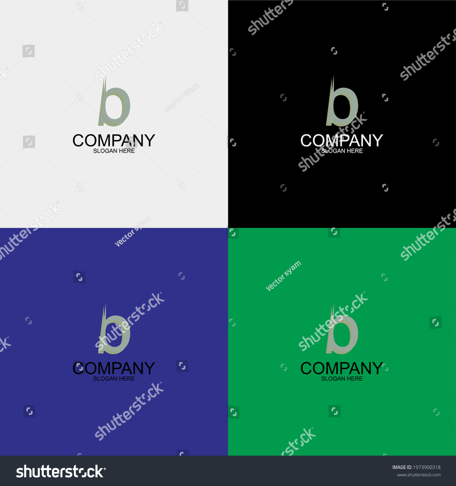 Illustration Letter B Logo Modern Icon Stock Vector (Royalty Free ...