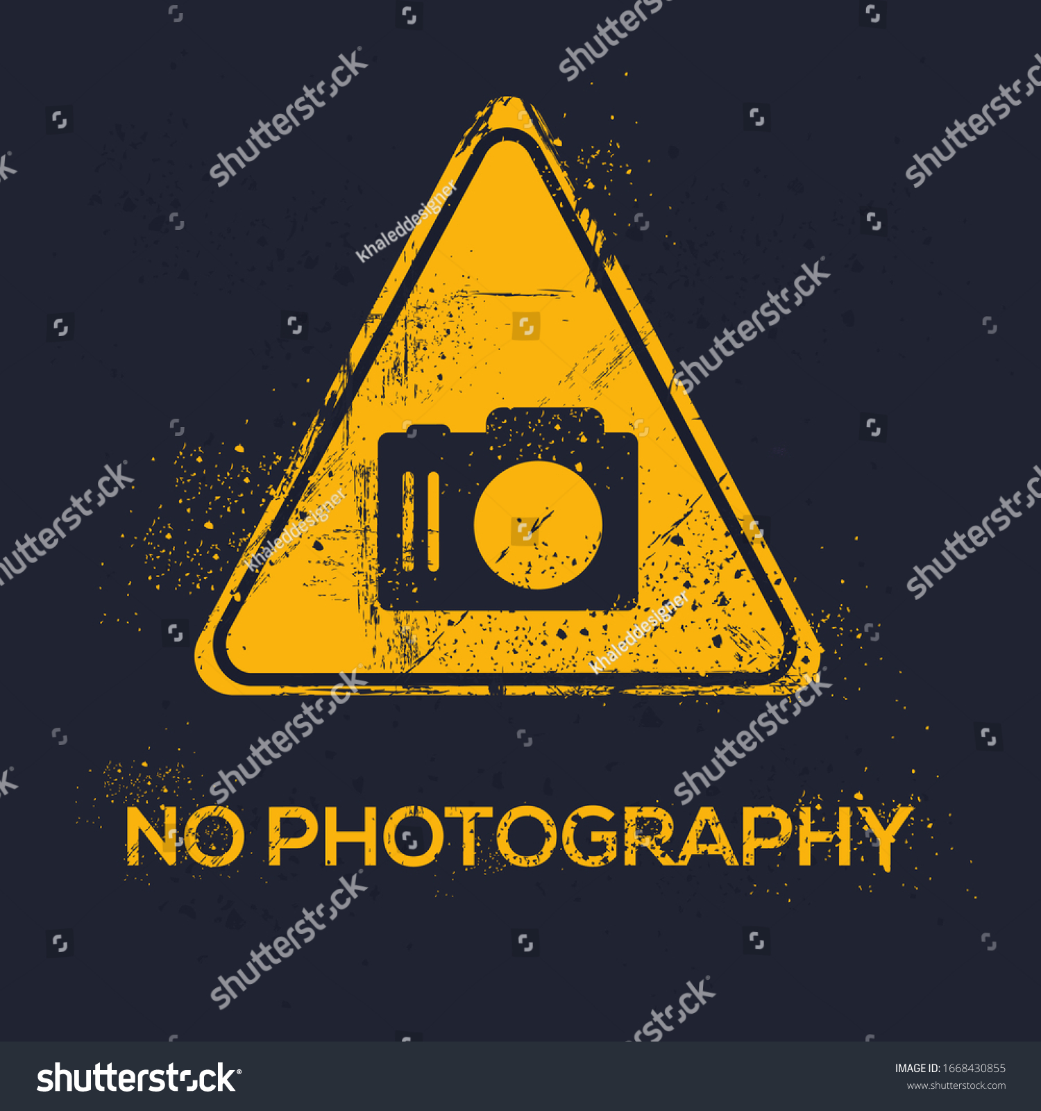 Warning Sign No Photography Vector Illustration Stock Vector Royalty Warning Sign No Photography Vector Illustration Stock Vector Royalty