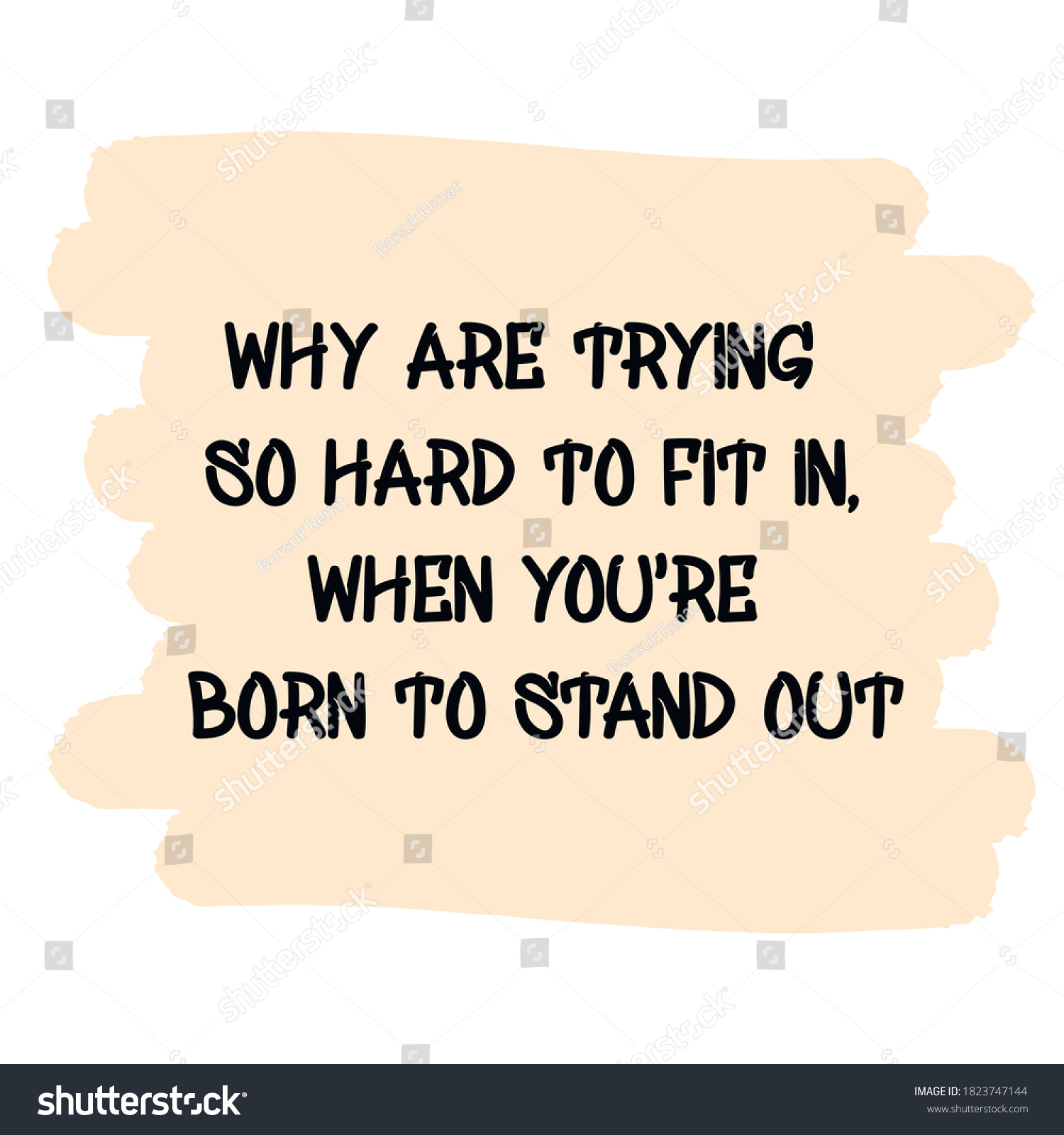 why-trying-hard-fit-when-youre-stock-vector-royalty-free-1823747144