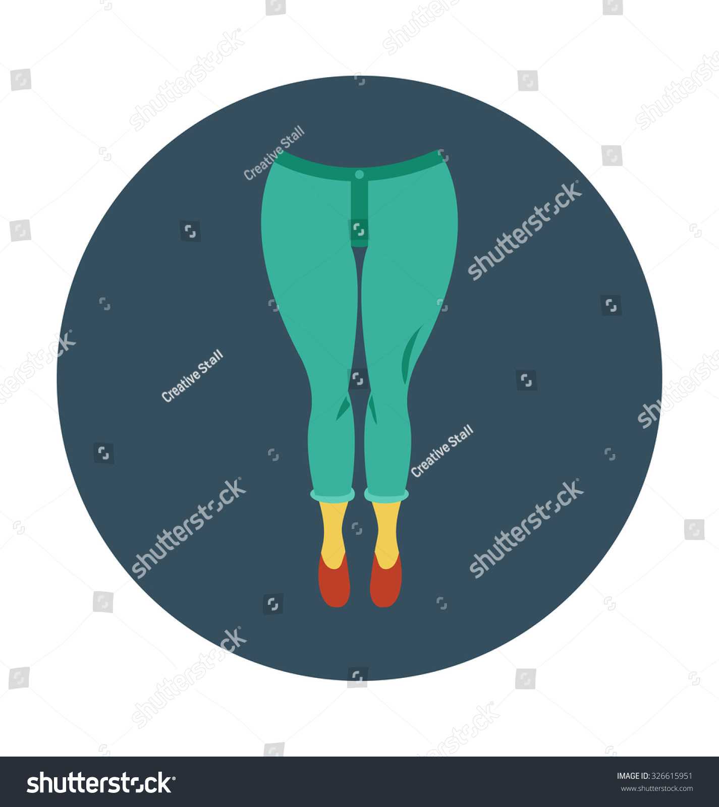 Women Leggings Stock Vector 326615951 - Shutterstock