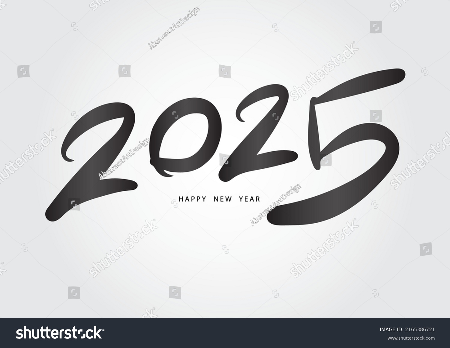 2025 Year Happy New Year 2025 Stock Vector (Royalty Free) 2165386721