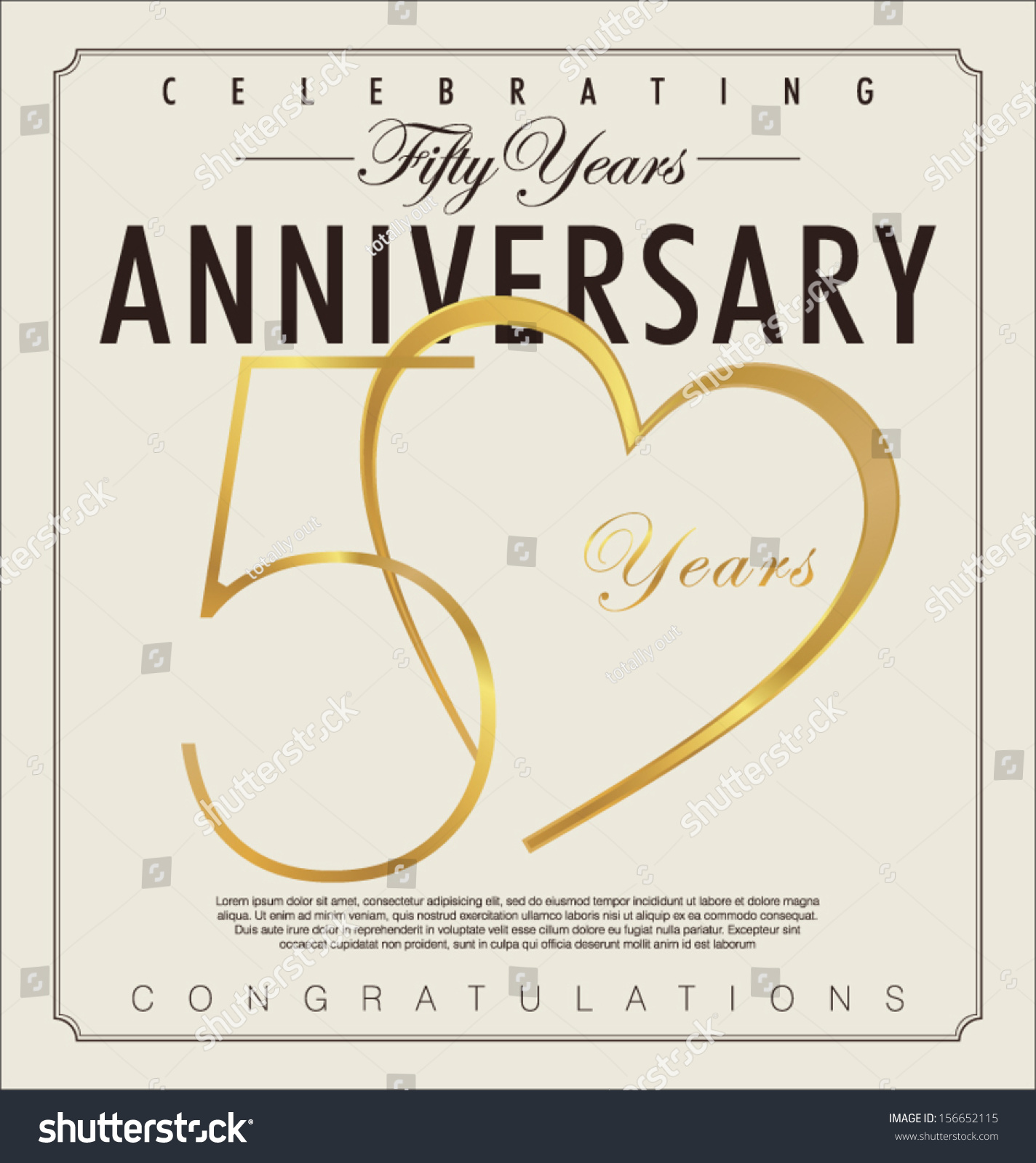 SVG of 50 years Anniversary background svg
