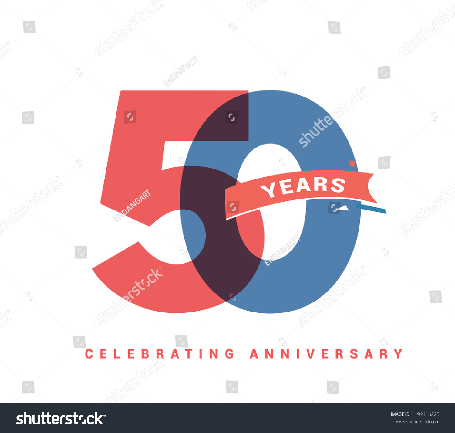 SVG of 50 years anniversary celebration colorful logo with fireworks on white background. 50th anniversary logotype template design for banner, poster, card vector illustrator svg