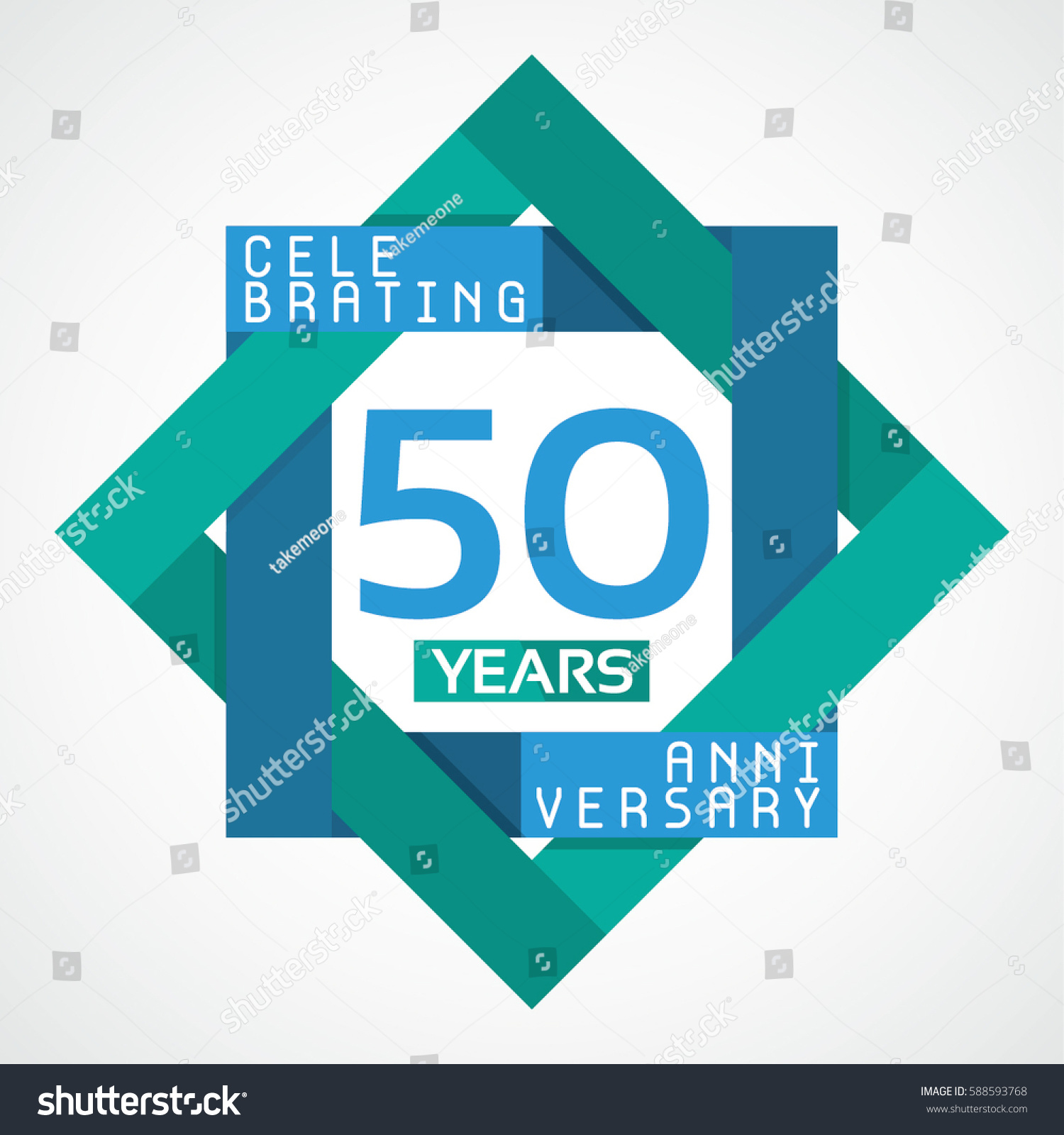 SVG of 50 Years Anniversary Celebration Design.
 svg