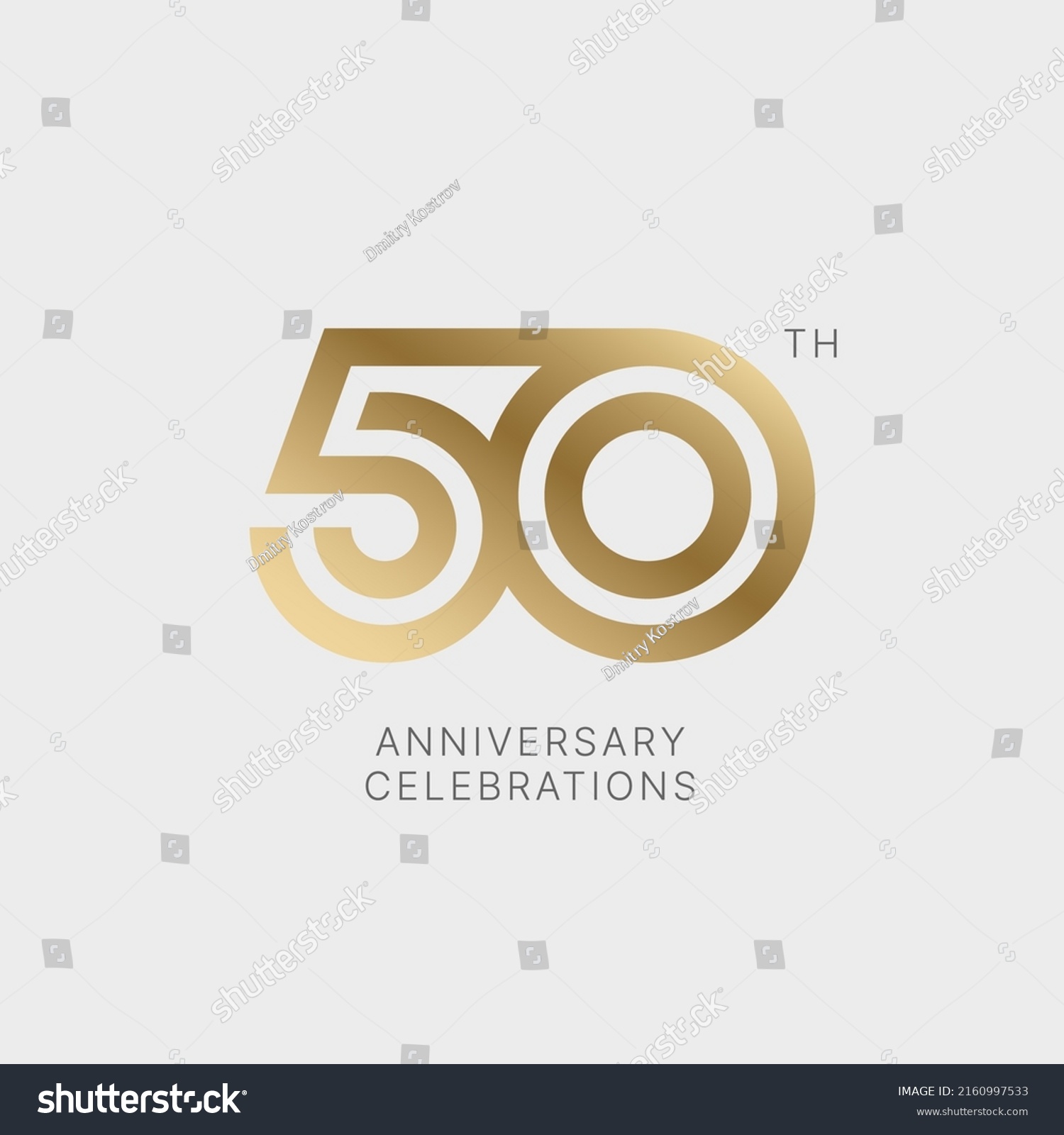 SVG of 50 years anniversary logo design on white background for celebration event. Emblem of the 50th anniversary. svg