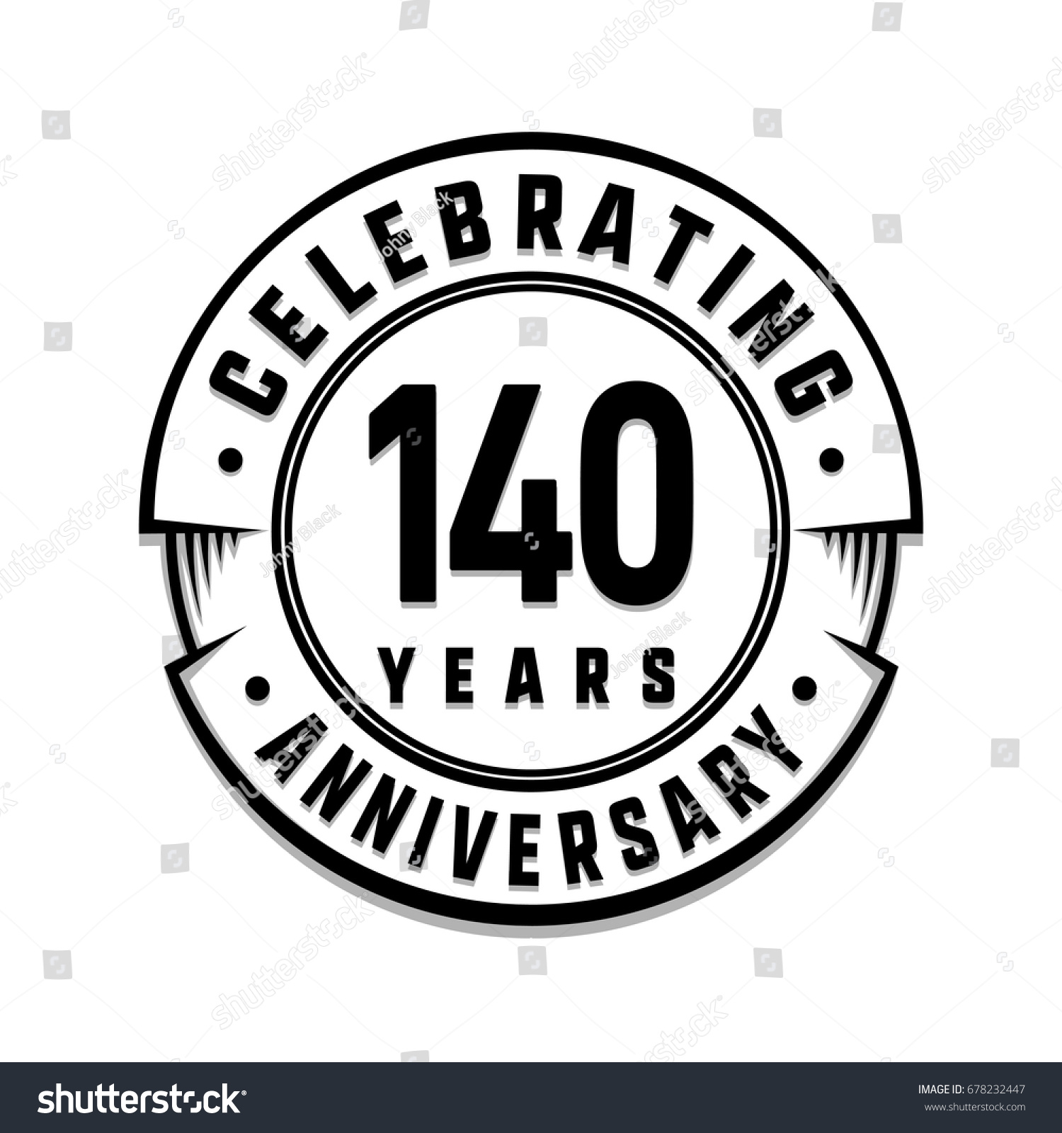 140 years logo Images, Stock Photos & Vectors | Shutterstock