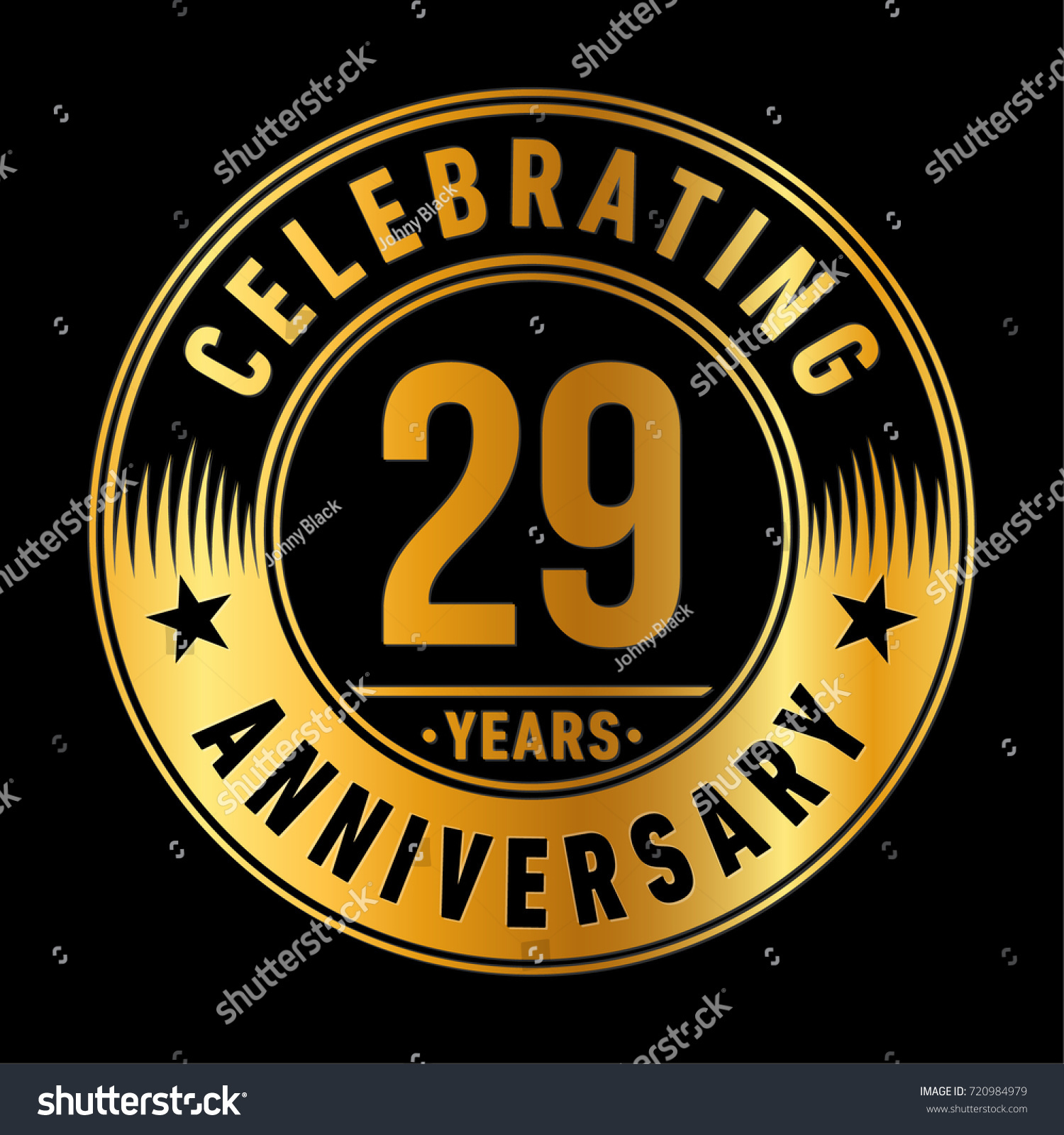 29-years-anniversary-logo-vector-illustration-stock-vector-720984979