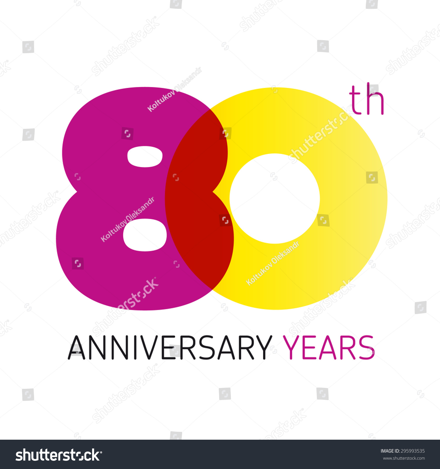 80-years-old-celebrating-classic-logo-stock-vector-295993535-shutterstock