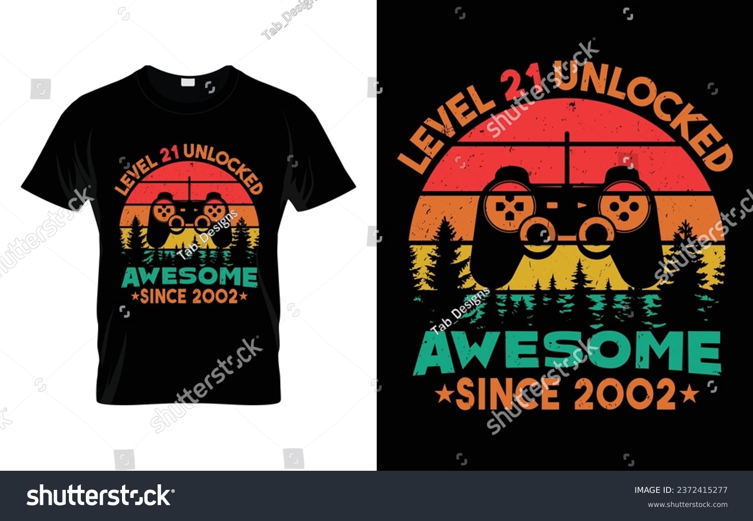 SVG of 21 Years Old Retro Vintage 21st Birthday Level 21 Unlocked Awesome Since 2002 Funny Video Gaming Gift t-shirt svg