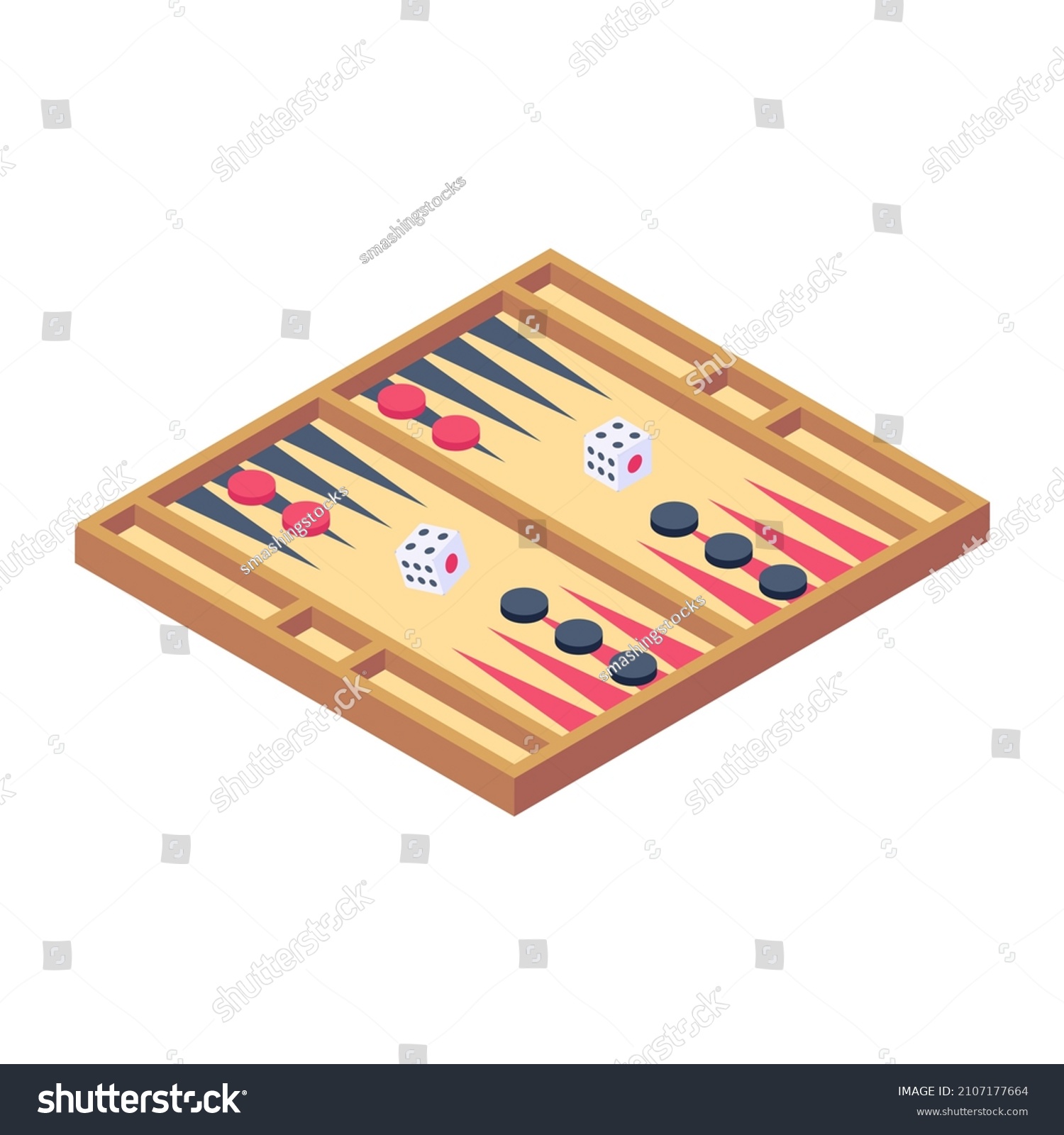 SVG of A backgammon board game isometric icon

 svg