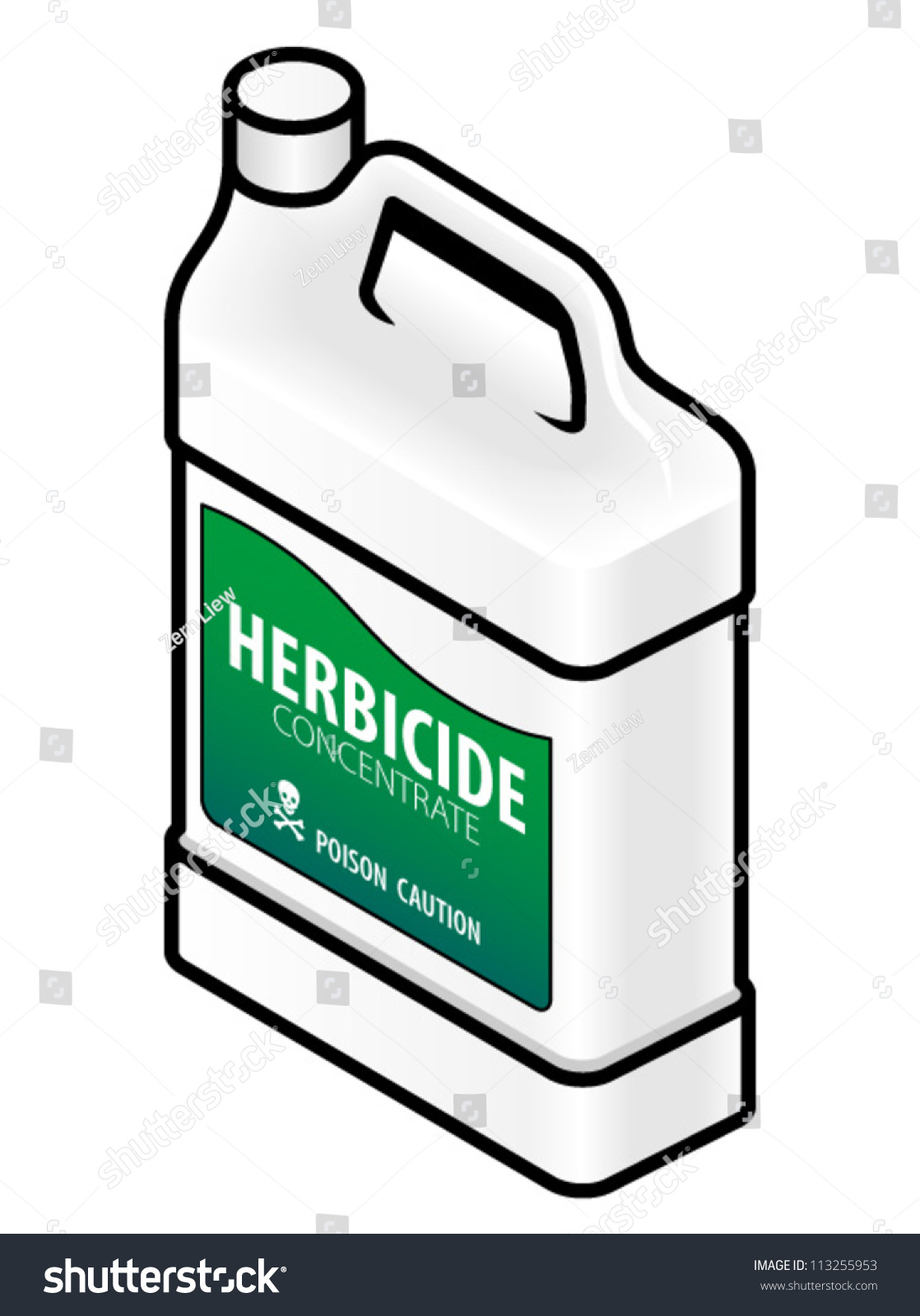 isometric bottle vector Herbicide Vector Stock Concentrated Bottle 113255953