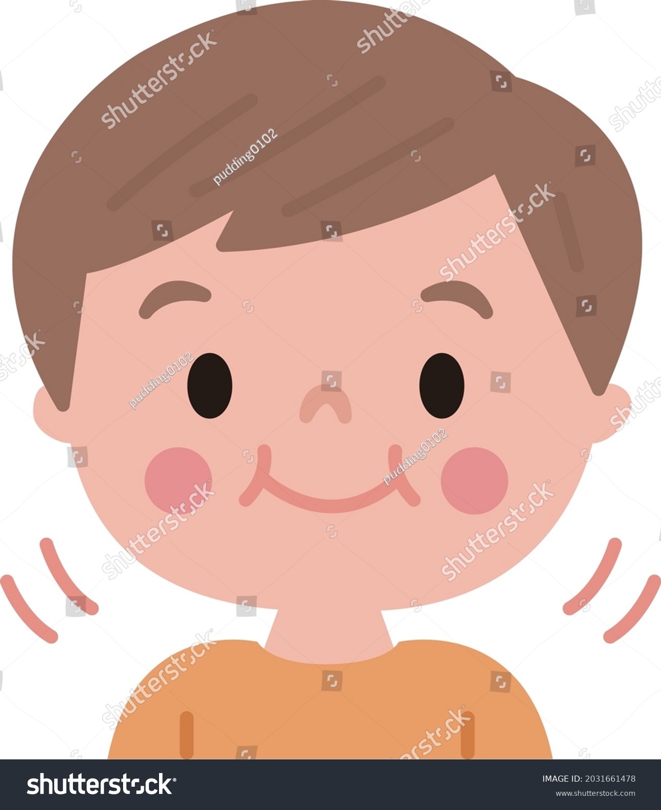 SVG of A boy who chews well and eats  svg