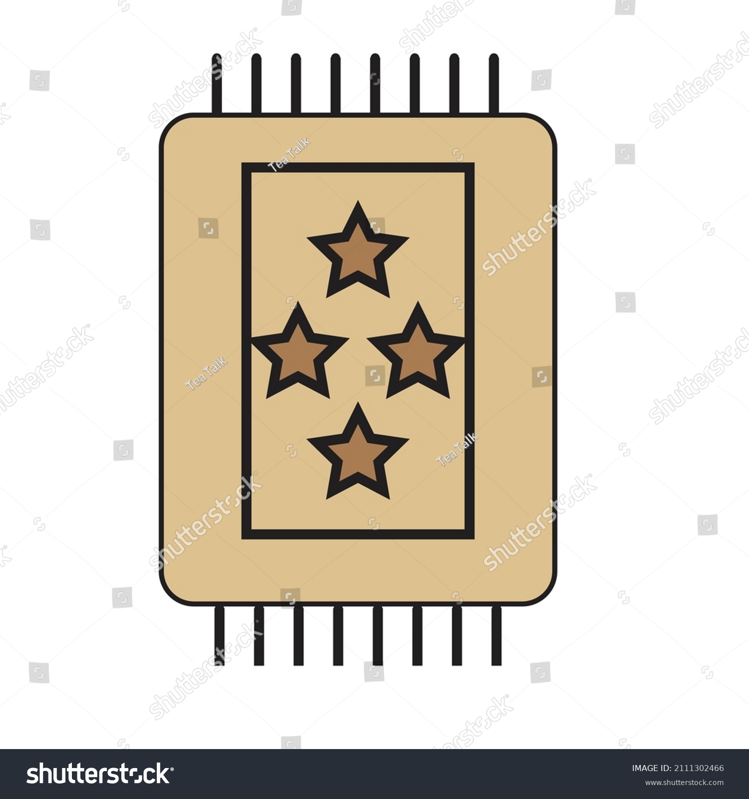 carpet-star-design-on-vector-illustration-stock-vector-royalty-free