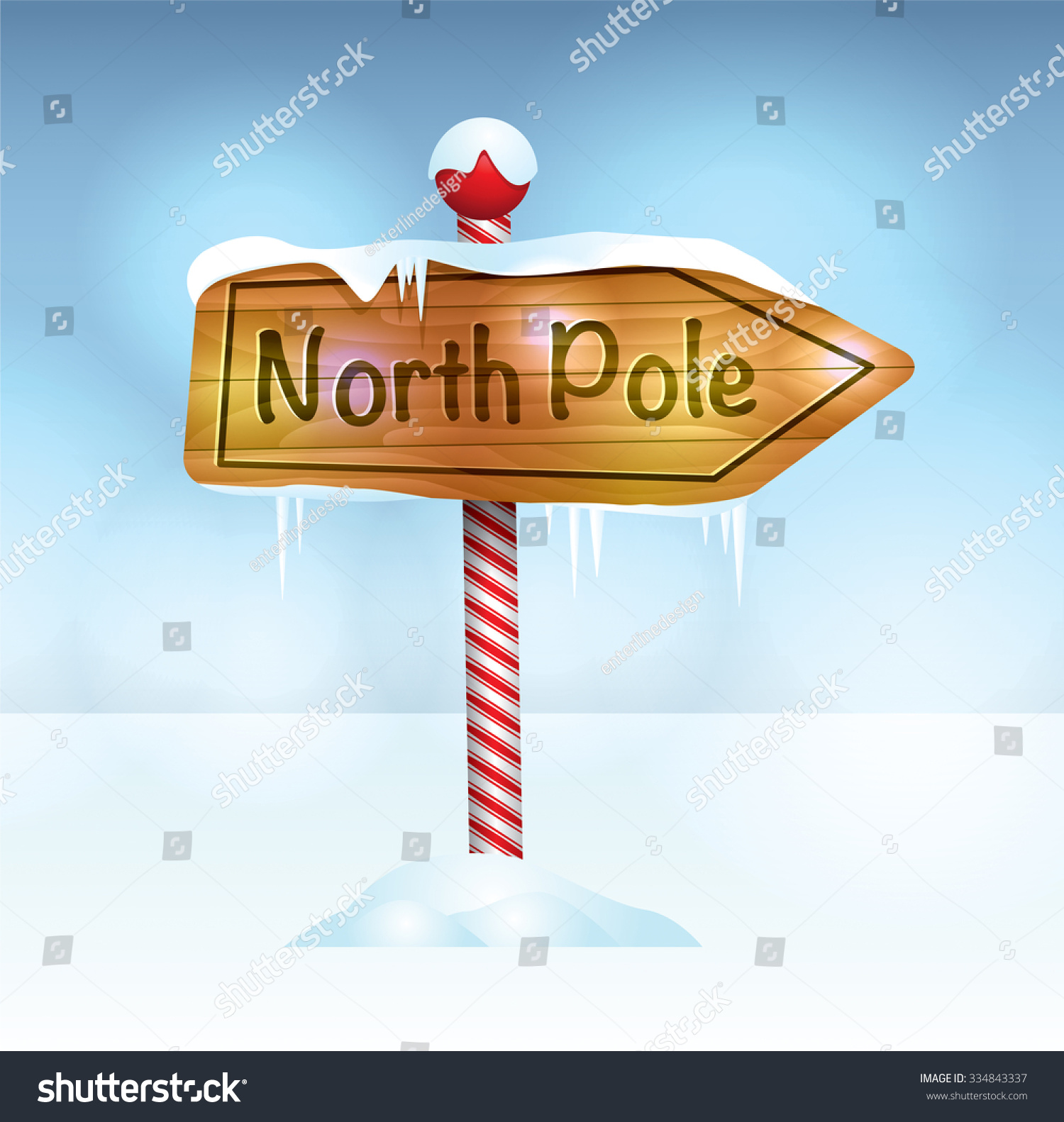 2,331 Santa north pole sign Images, Stock Photos & Vectors | Shutterstock