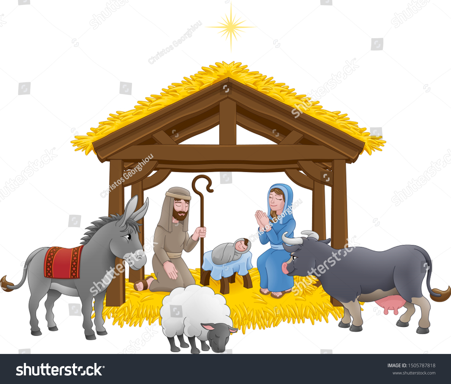 Featured image of post Cartoon Simple Nativity Scene Nativity scenes manger scenes and baby jesuses everywhere