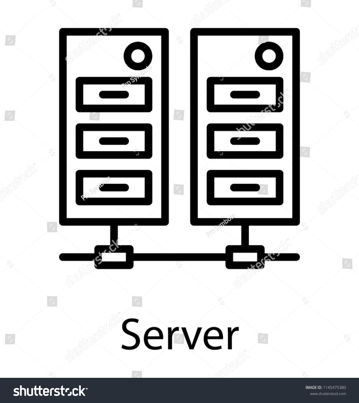 Database Management System Sql Server Stock Vector (Royalty Free ...