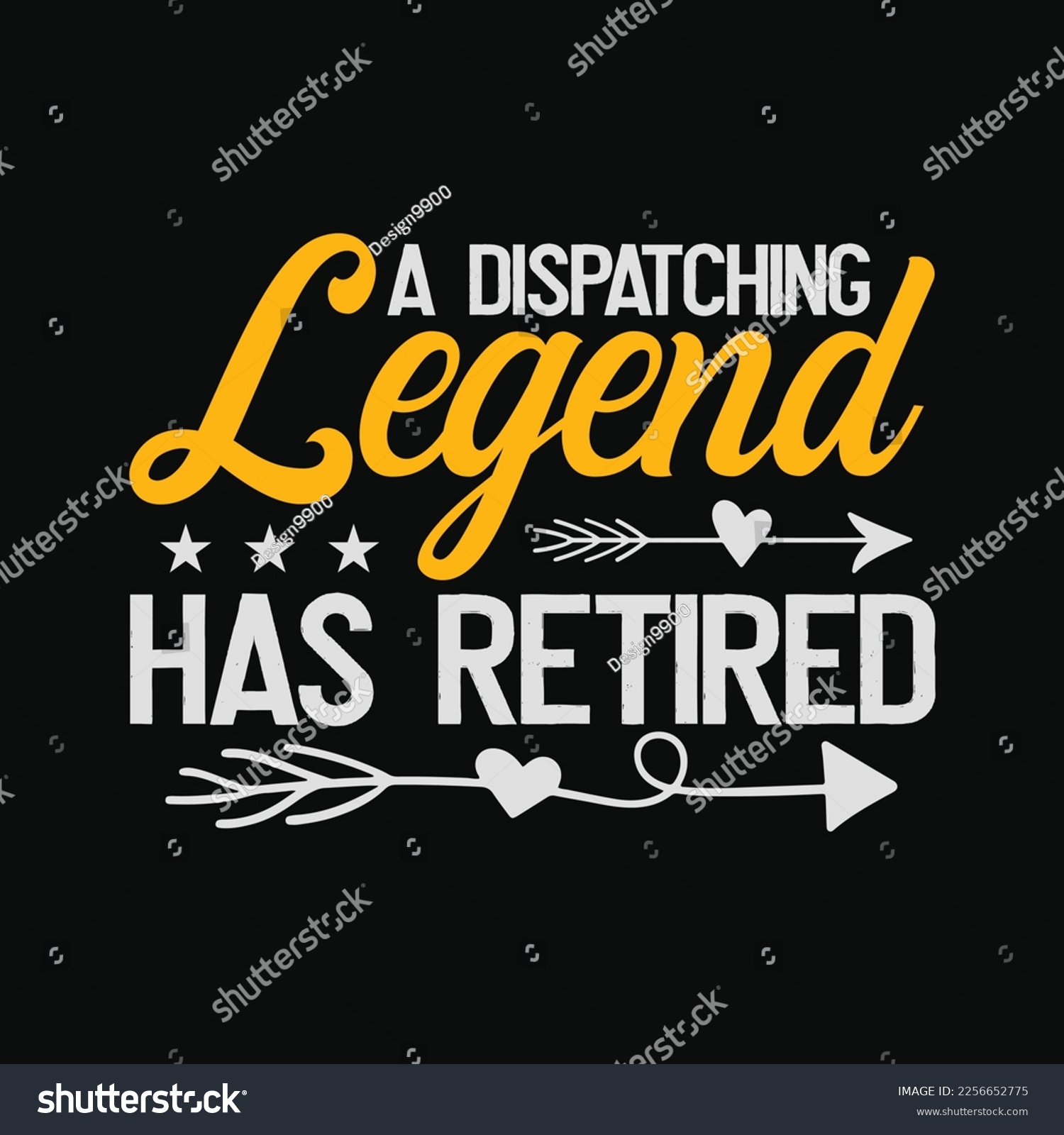 SVG of A dispatching legend has retired funny t-shirt design svg