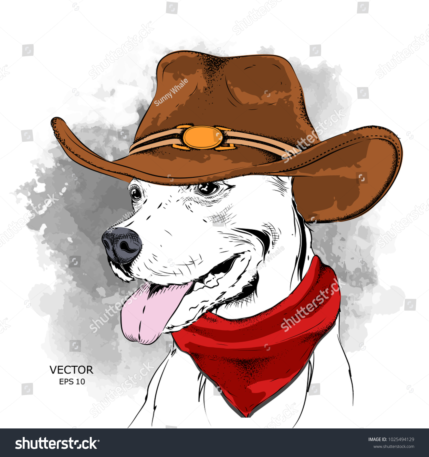 658 Dog cowboy Stock Vectors, Images & Vector Art | Shutterstock