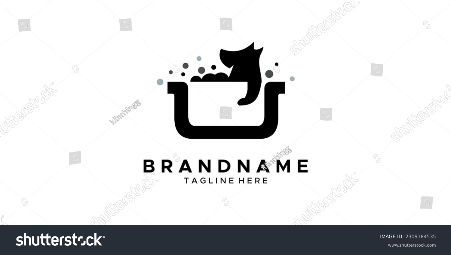 SVG of a dog wash themed graphic, white background. base vector graphics. svg