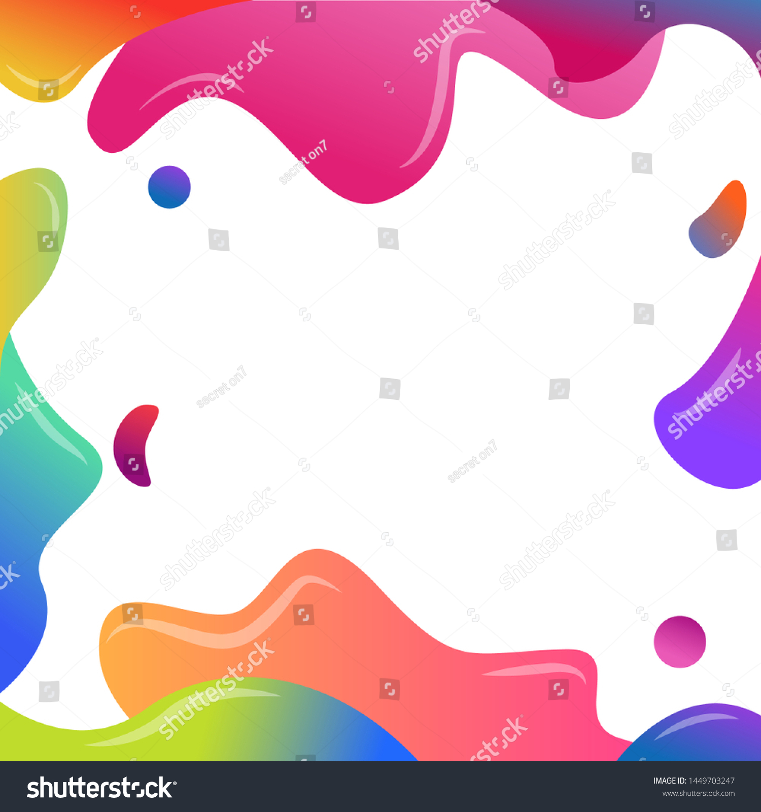 Dynamic Gradient Graphic Abstract Poster Template Stock Vector Royalty Free