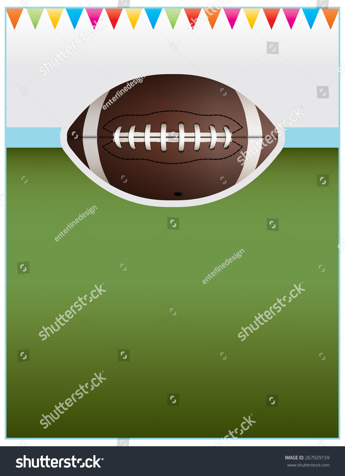 football flyer background