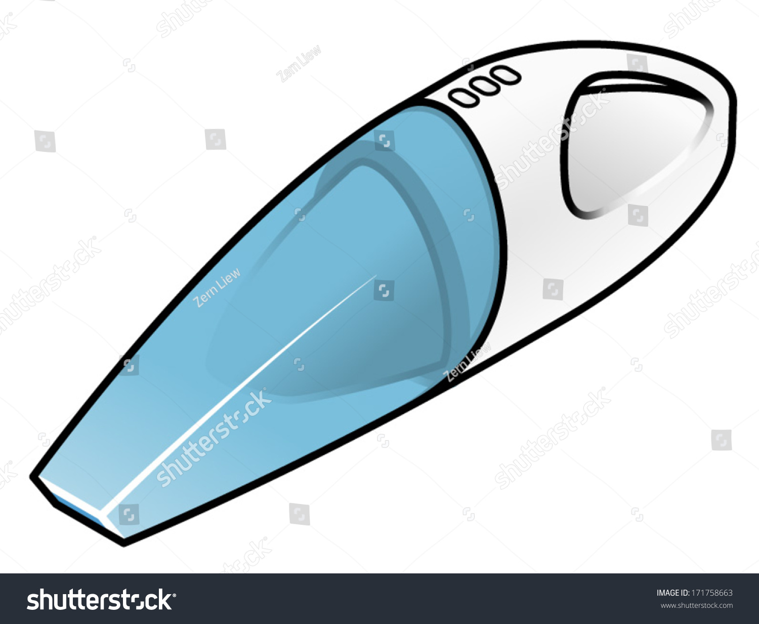 Hand Held Vacuum Cleaner Stock Vector Royalty Free 171758663