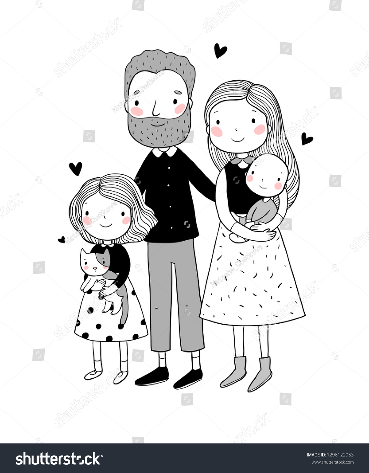 Descubra Una Familia Feliz Dibujo Bonito Papa Imagenes De Stock En Hd Y Millones De Otras Fotos Ilustraciones Y Vectores En Stock Libres De Regalias En La Coleccion De Shutterstock Se Agregan Miles De Imagenes Nuevas De Alta Calidad Todos Los Dias