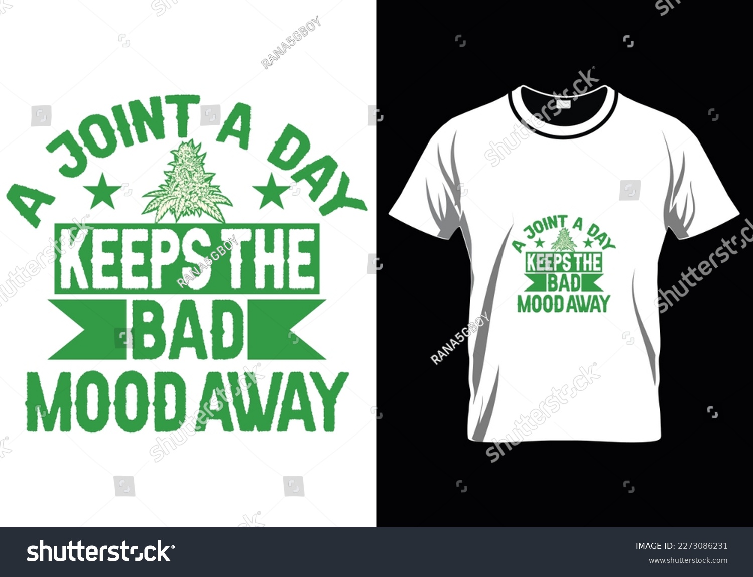 SVG of A Joint A Day Keeps The Weed T-Shirt Design svg