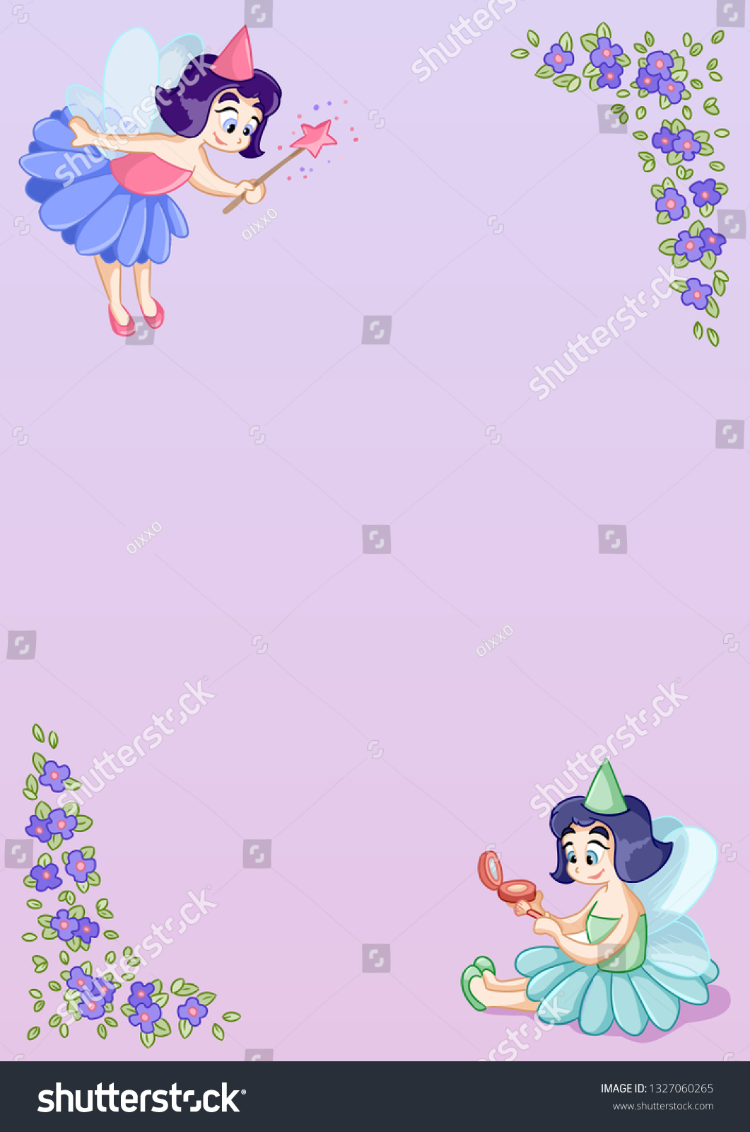 a4-letter-template-cute-little-fairy-stock-vector-royalty-free-1327060265