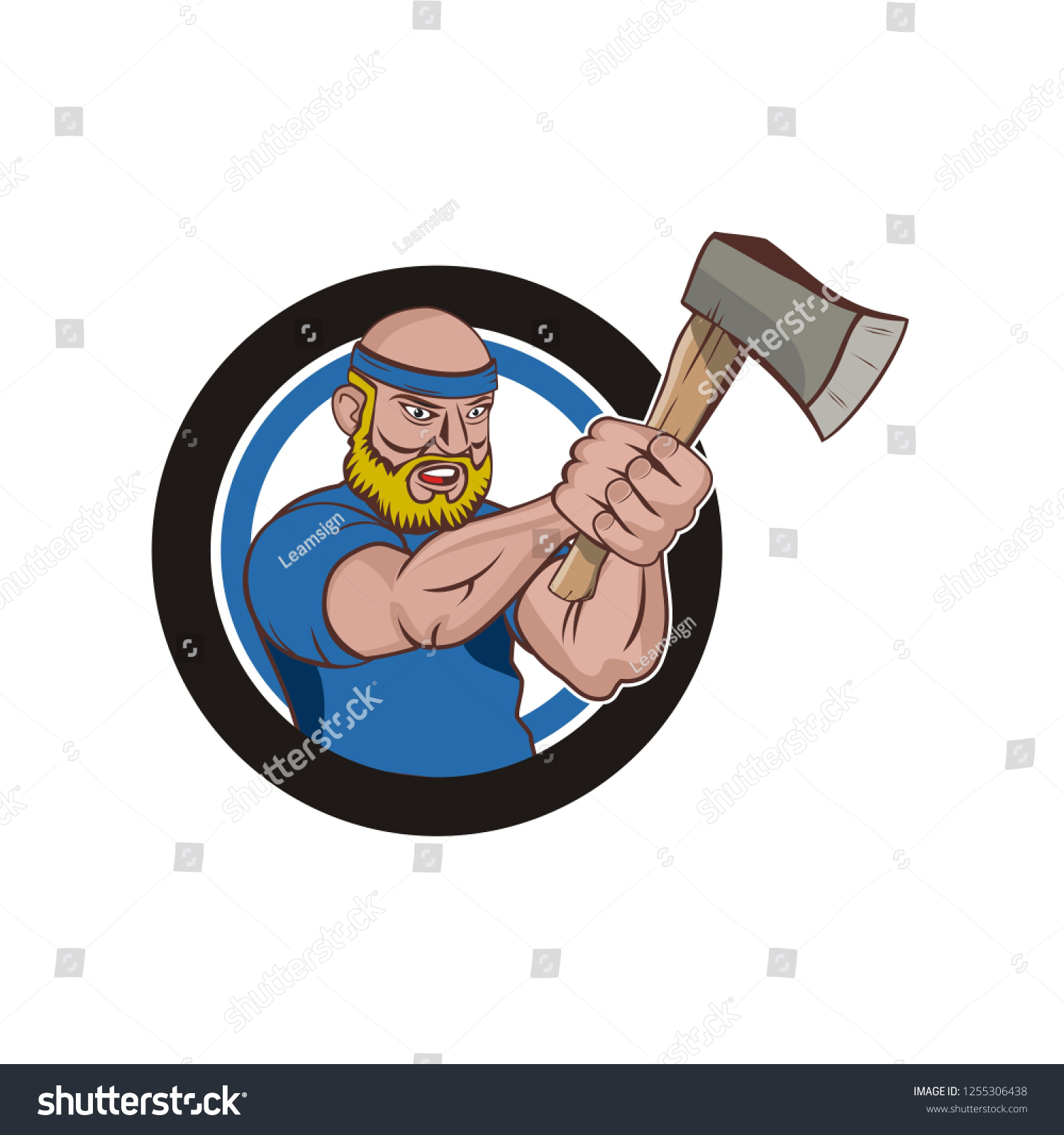 SVG of A man master cartoon character axe throwing

 svg